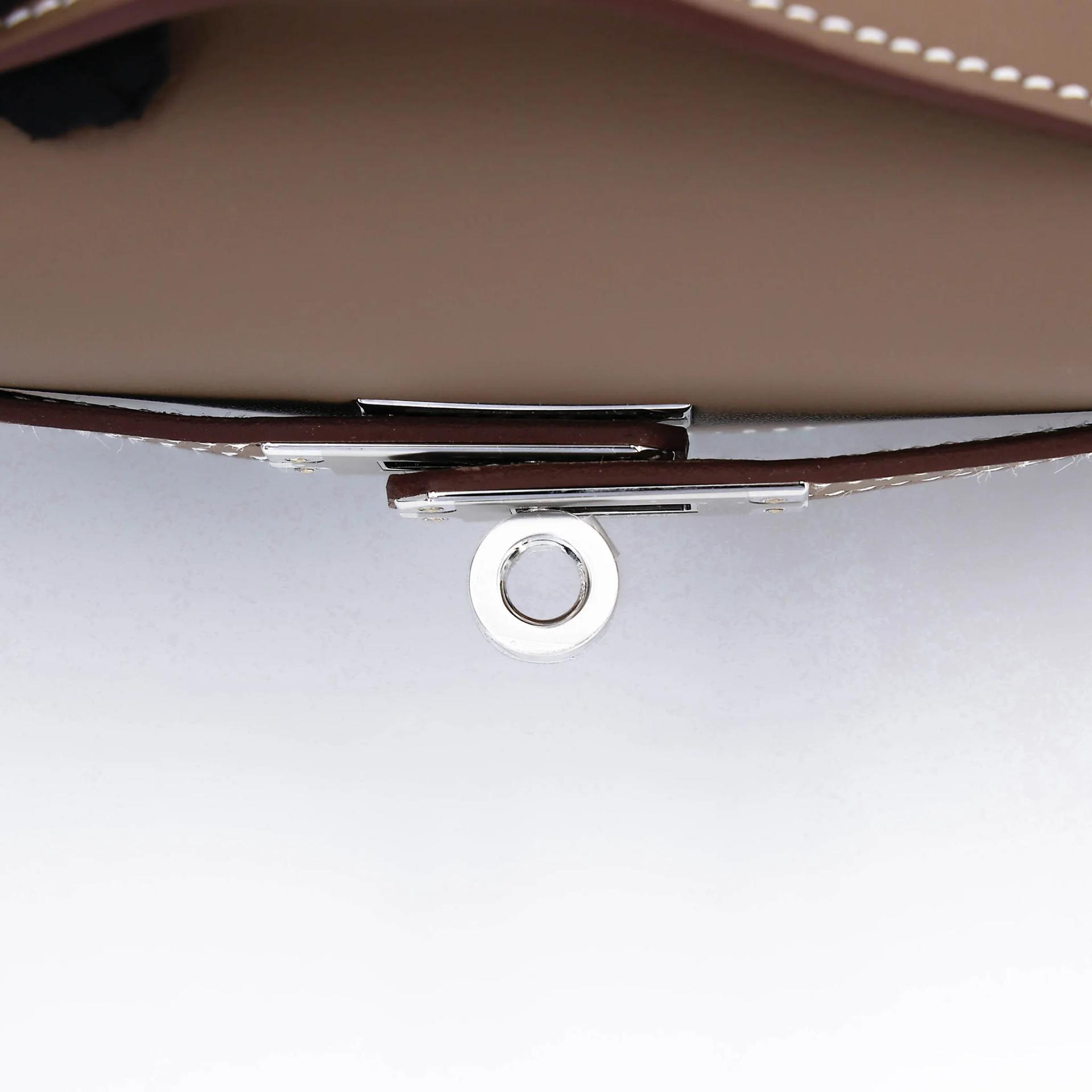 ランク N 新品 HERMÈS エルメス ポシェットケリー エトゥープ (18) スイフト シルバー金具 G刻印 (2026) - 9