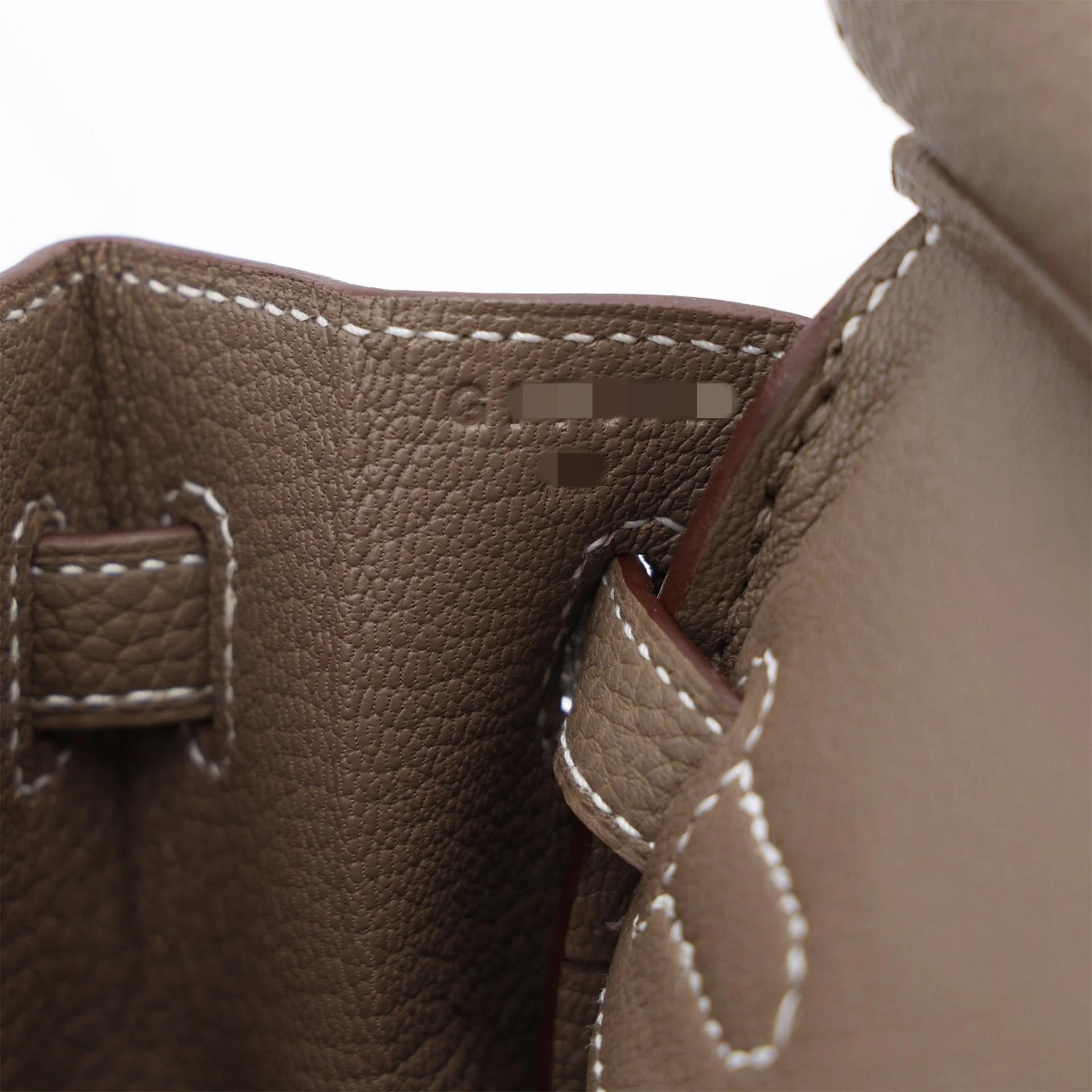Brand New ( Rank N ) HERMÈS Birkin 25 Etoupe (18) Togo Gold hardware G (2026) - 15