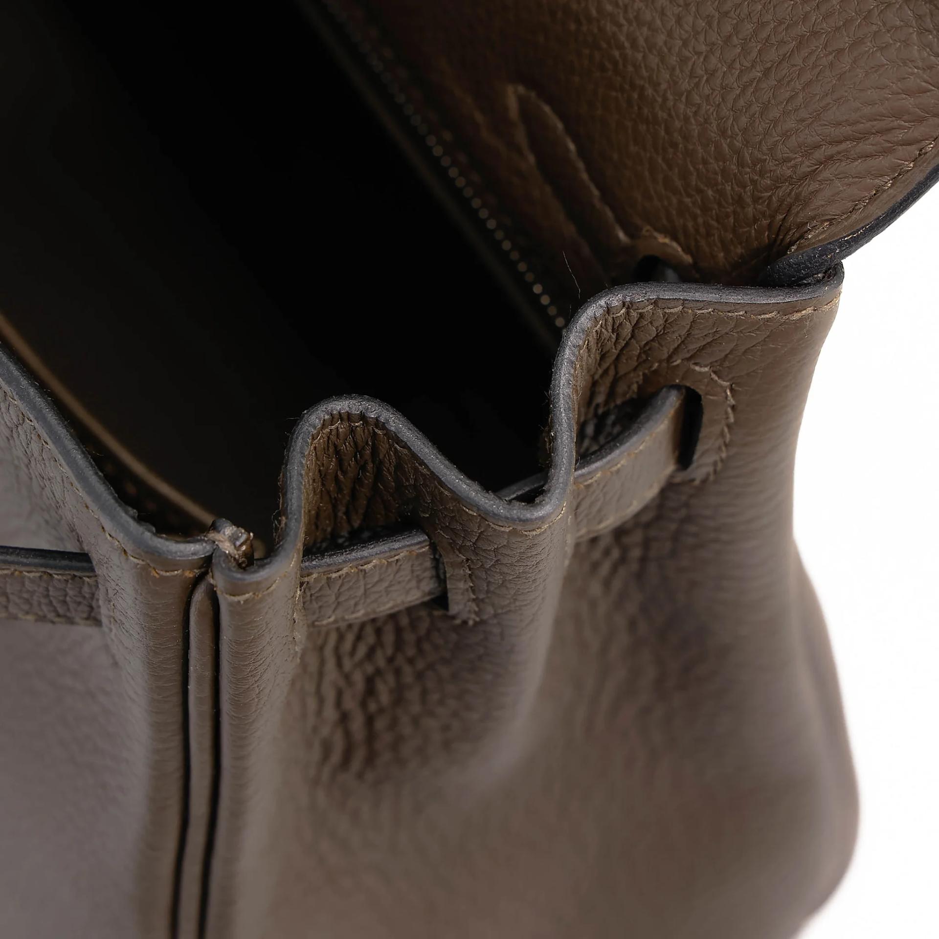 Brand New ( Rank N ) HERMÈS Kelly 25 Vert Loden (V8) Togo Palladium hardware G (2026) - 16