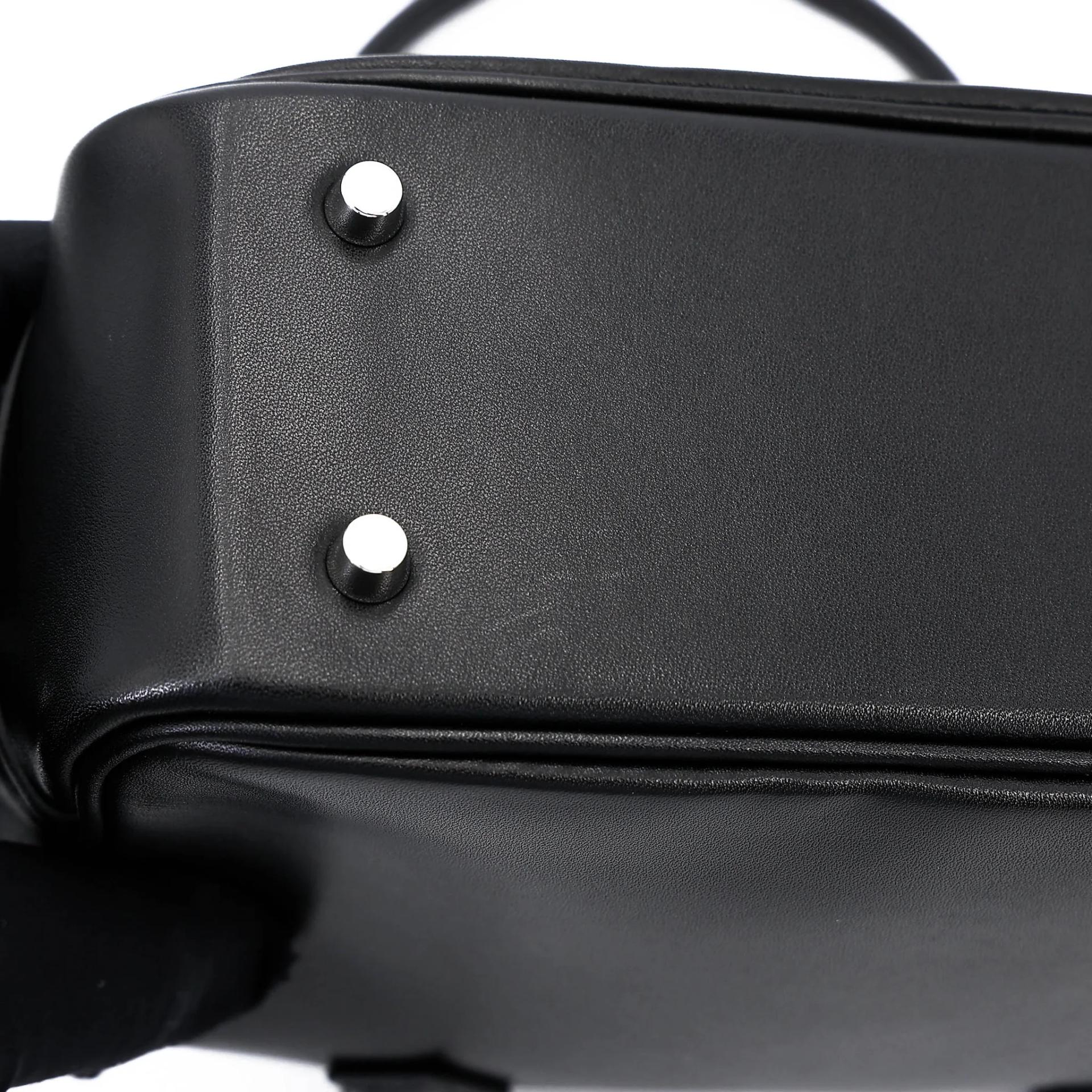 全新 HERMÈS 爱马仕 Plume Mini 89 黑色 Noir (Black) Evercalf皮 银扣 K刻 2025年 - 13