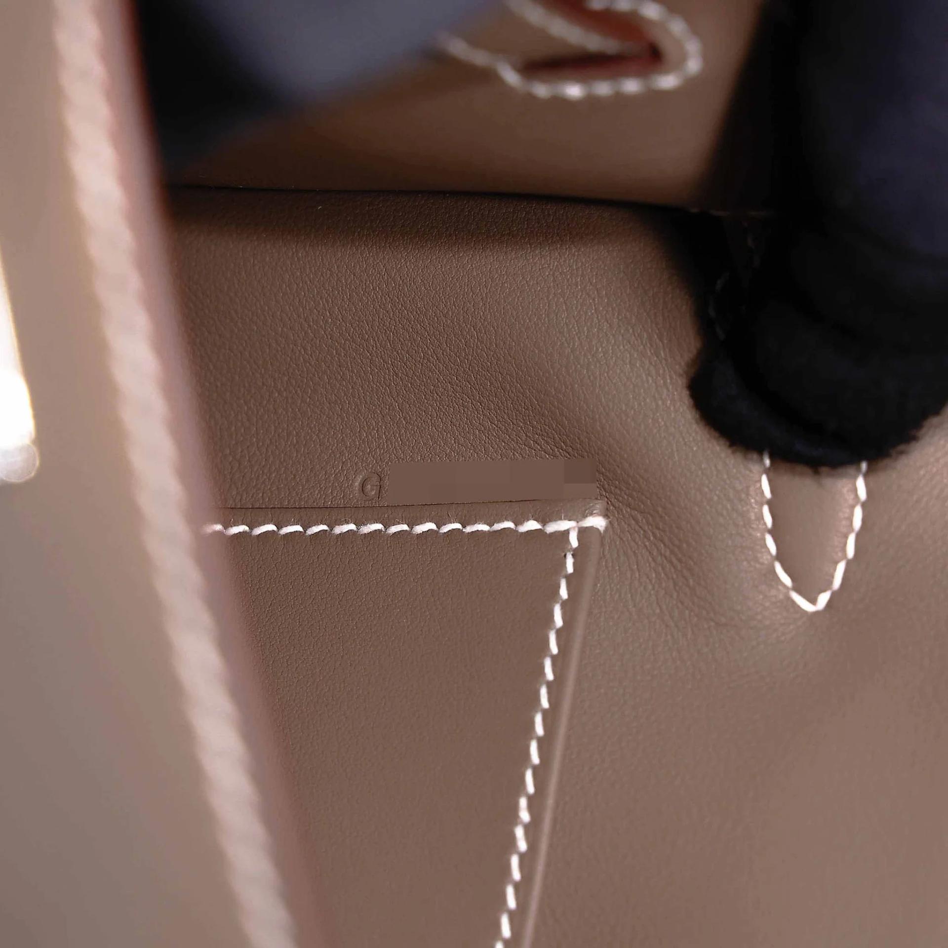 ランク N 新品 HERMÈS エルメス ポシェットケリー エトゥープ (18) スイフト シルバー金具 G刻印 (2026) - 15