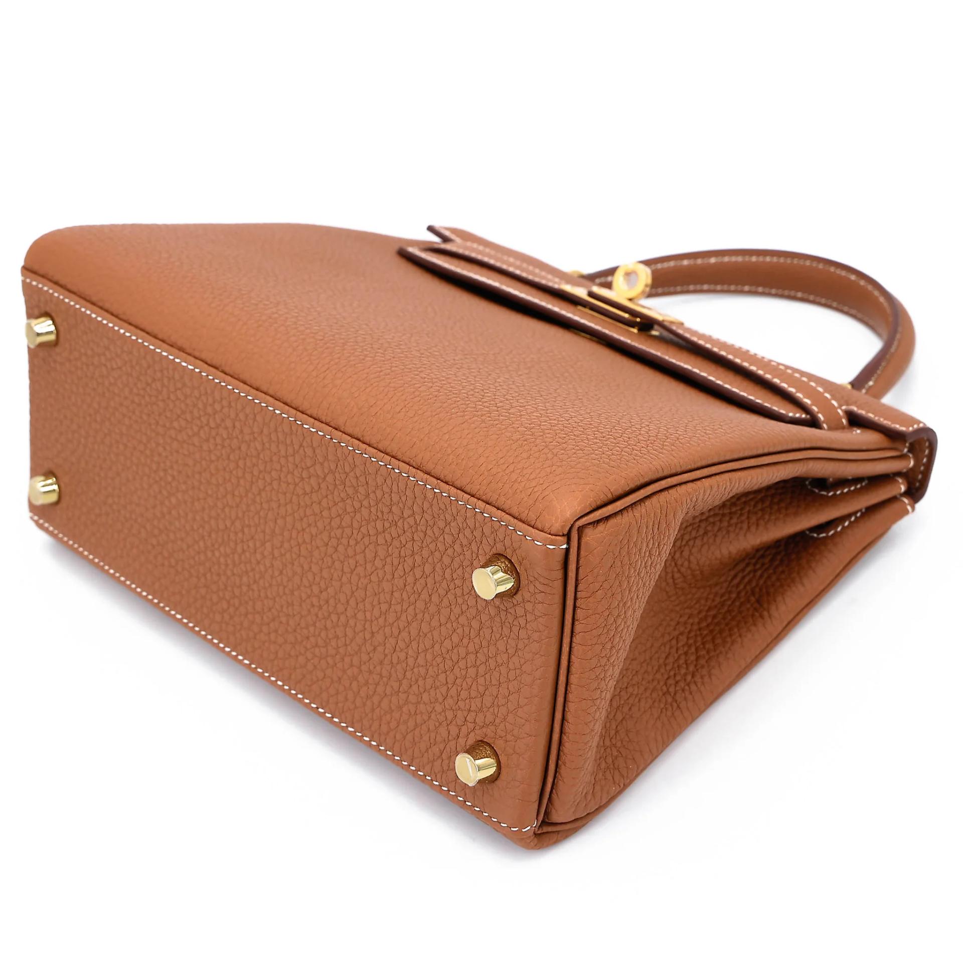 Brand New ( Rank N ) HERMÈS Kelly 25 Gold Togo Gold hardware G (2026) - 4