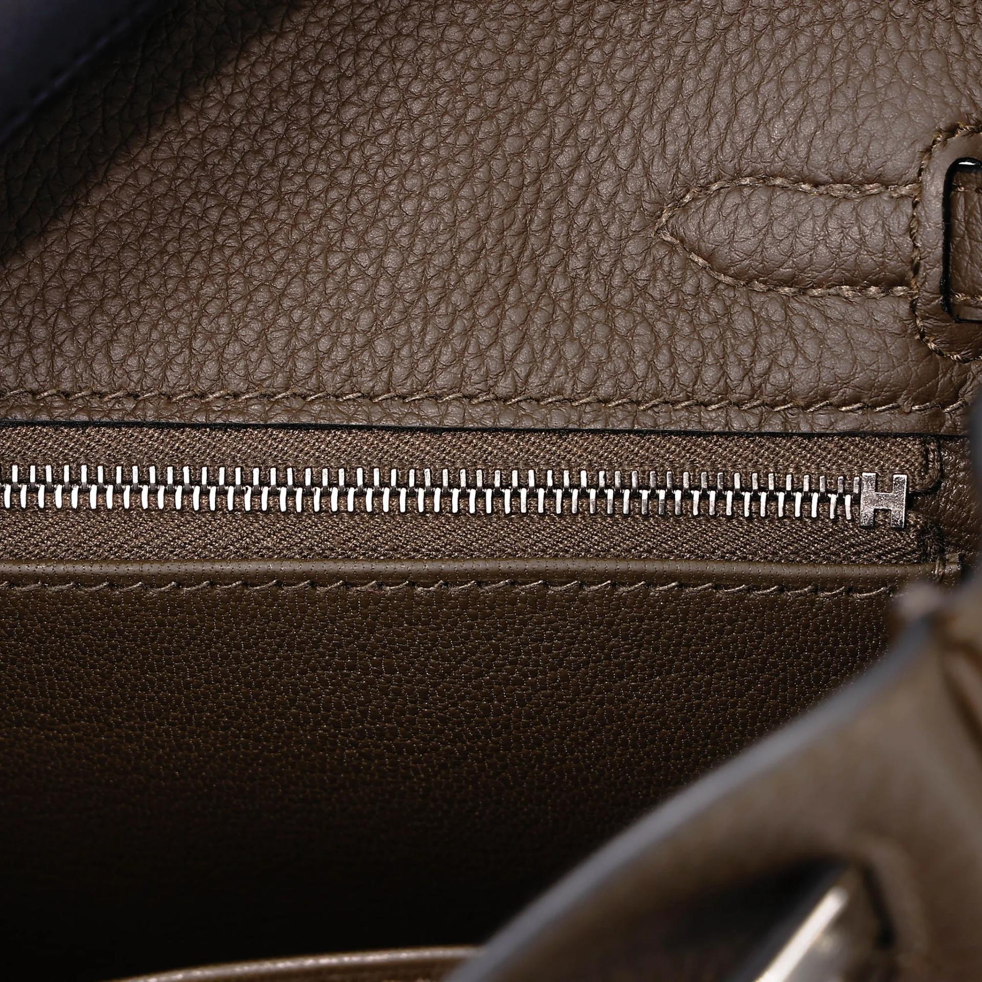 Brand New ( Rank N ) HERMÈS Kelly 25 Vert Loden (V8) Togo Palladium hardware G (2026) - 14
