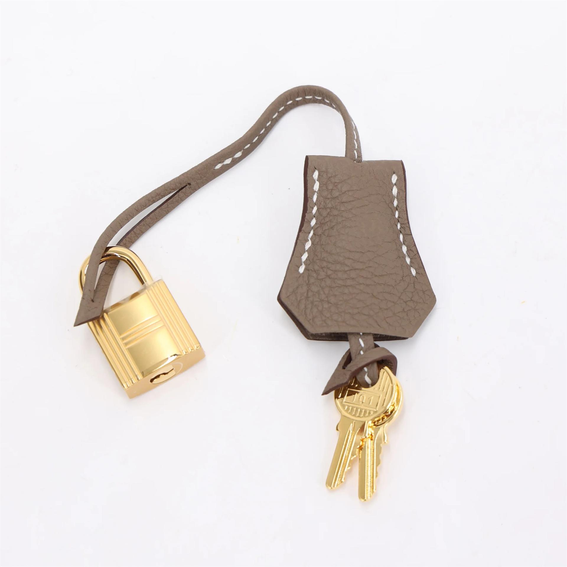 Brand New ( Rank N ) HERMÈS Birkin 25 Etoupe (18) Togo Gold hardware G (2026) - 16