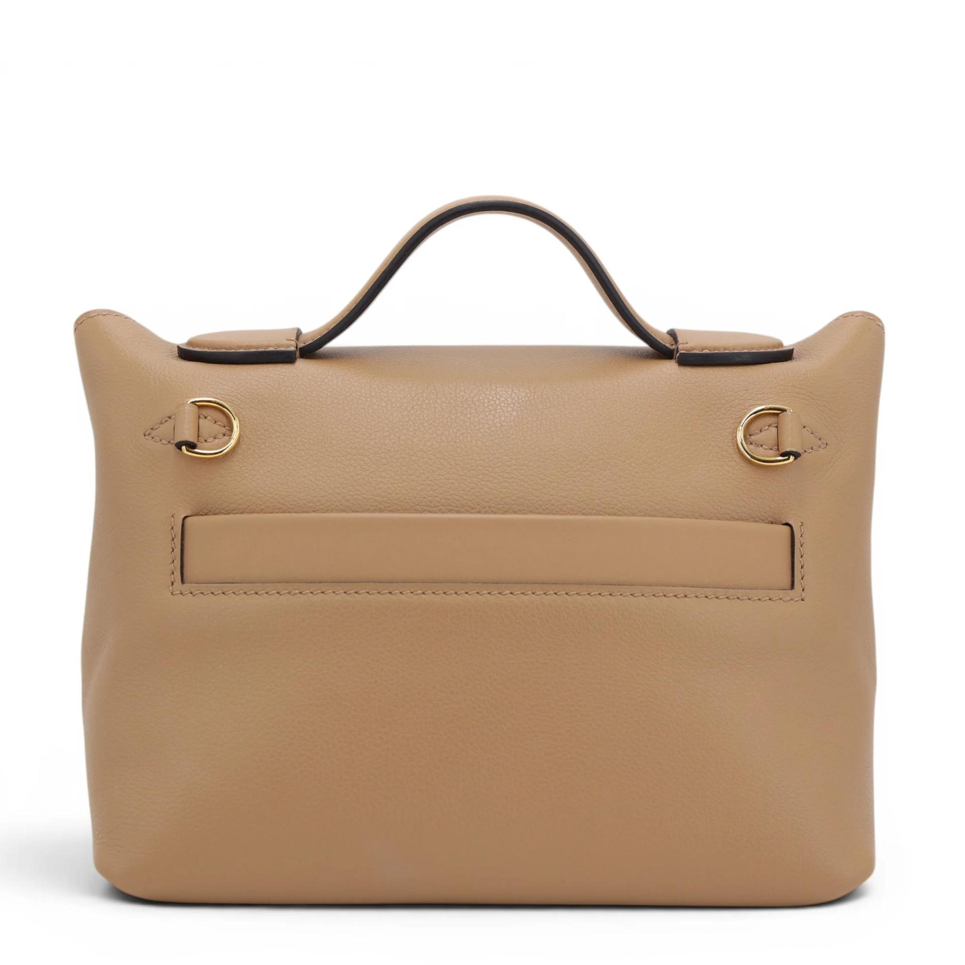 Excellent ( Rank SA ) HERMÈS 24/24 - 21 mini Chai (0M) Evercolor Gold hardware U (2022) - 2