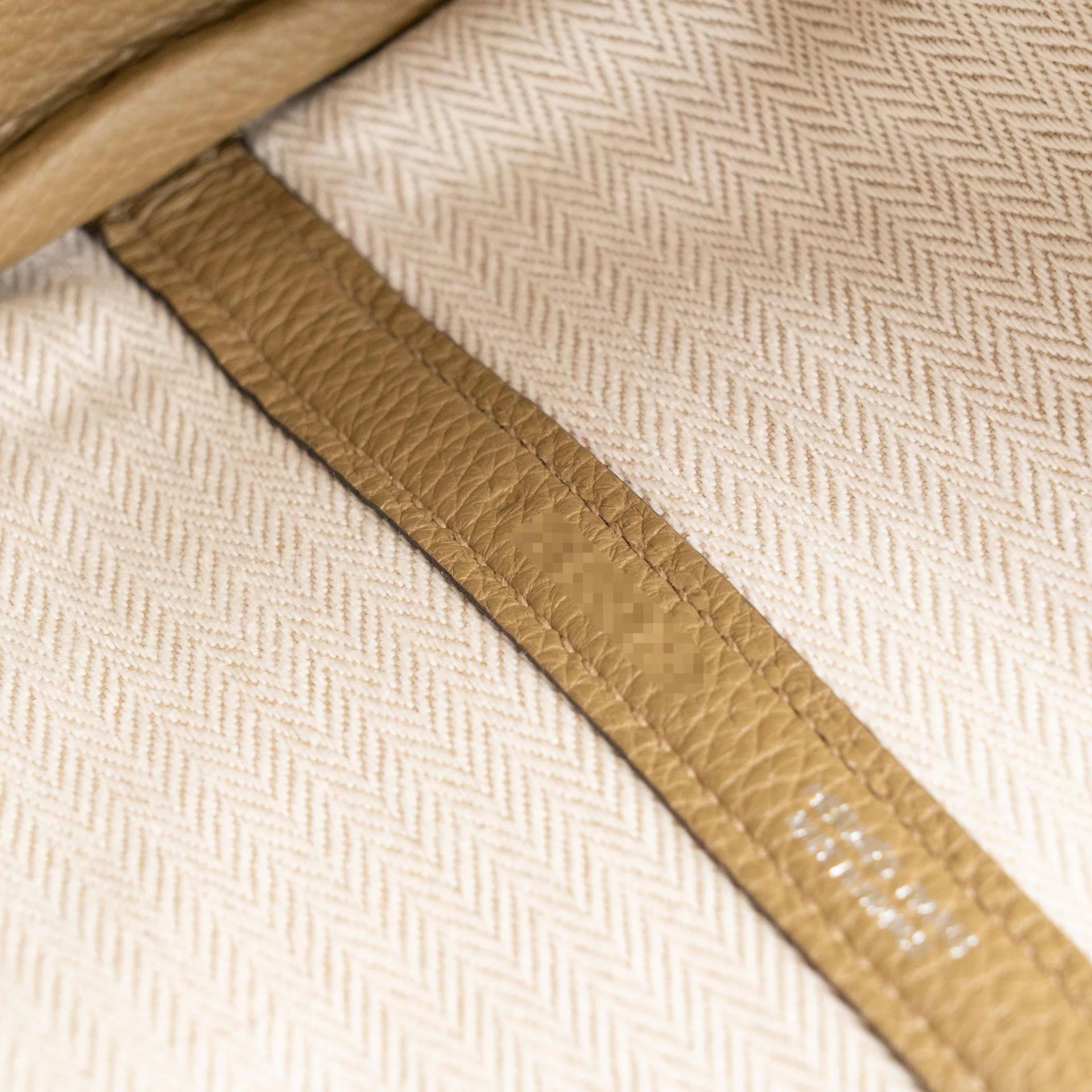 Brand New ( Rank N ) HERMÈS Neo Garden Party 23 Dune (2D) Negonda Palladium hardware G (2026) - 14