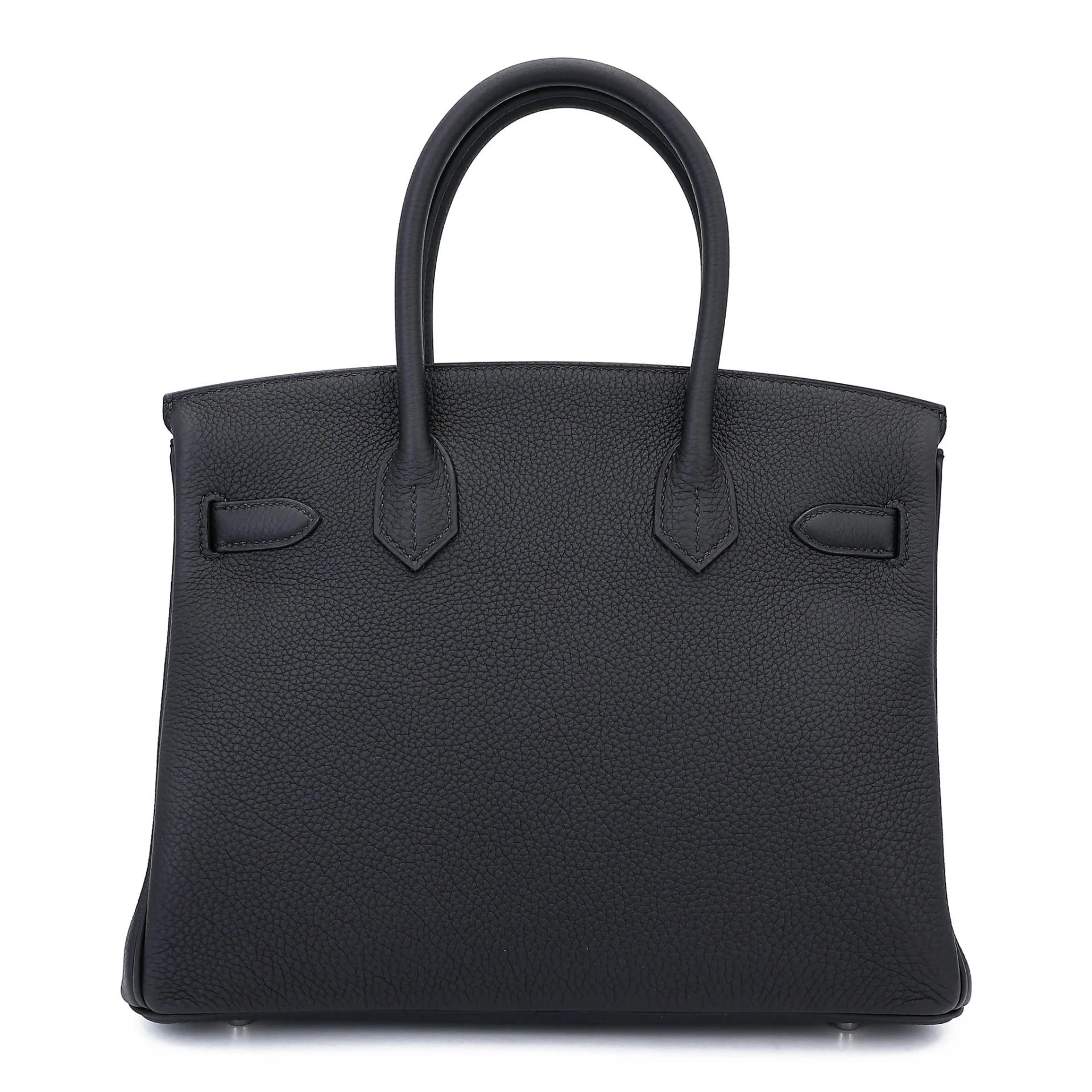 Unused ( Rank NS ) HERMÈS Birkin 30 Noir (89) Togo Palladium hardware B (2023) - 2