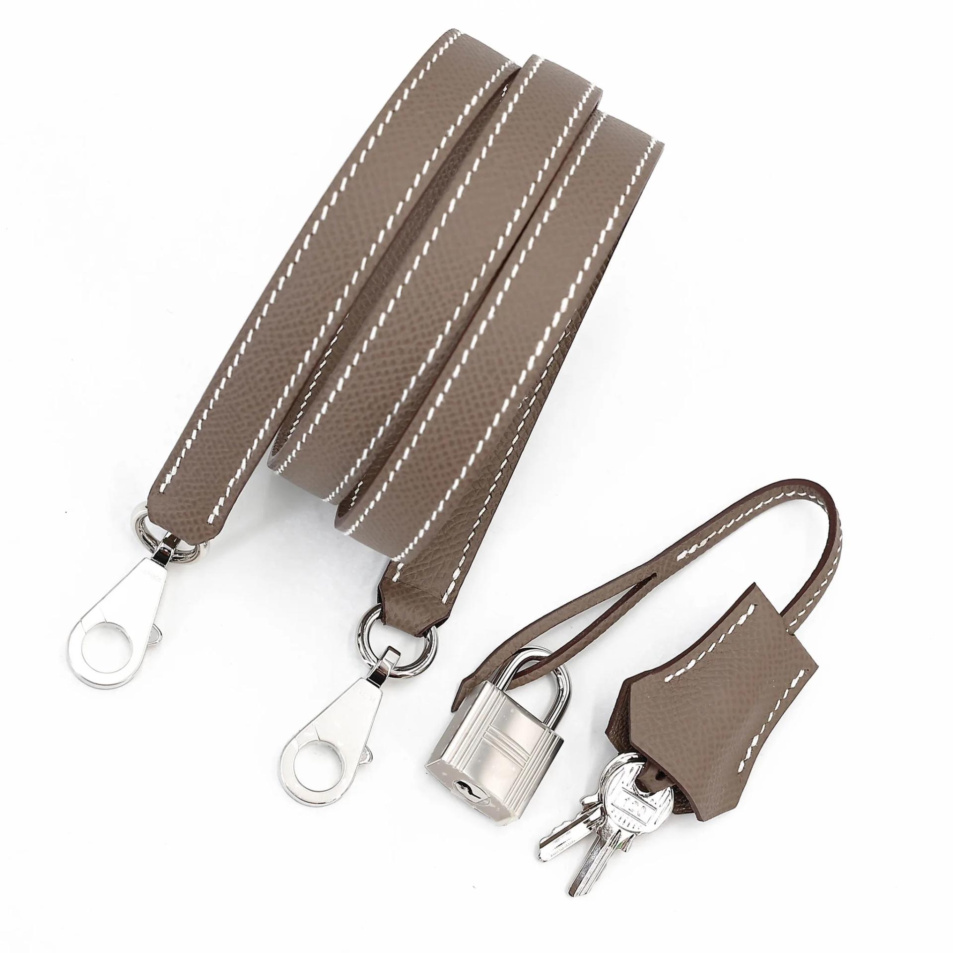 ランク N 新品 HERMÈS エルメス ケリー25 セリエ エトゥープ (18) エプソン シルバー金具 G刻印 (2026) - 19