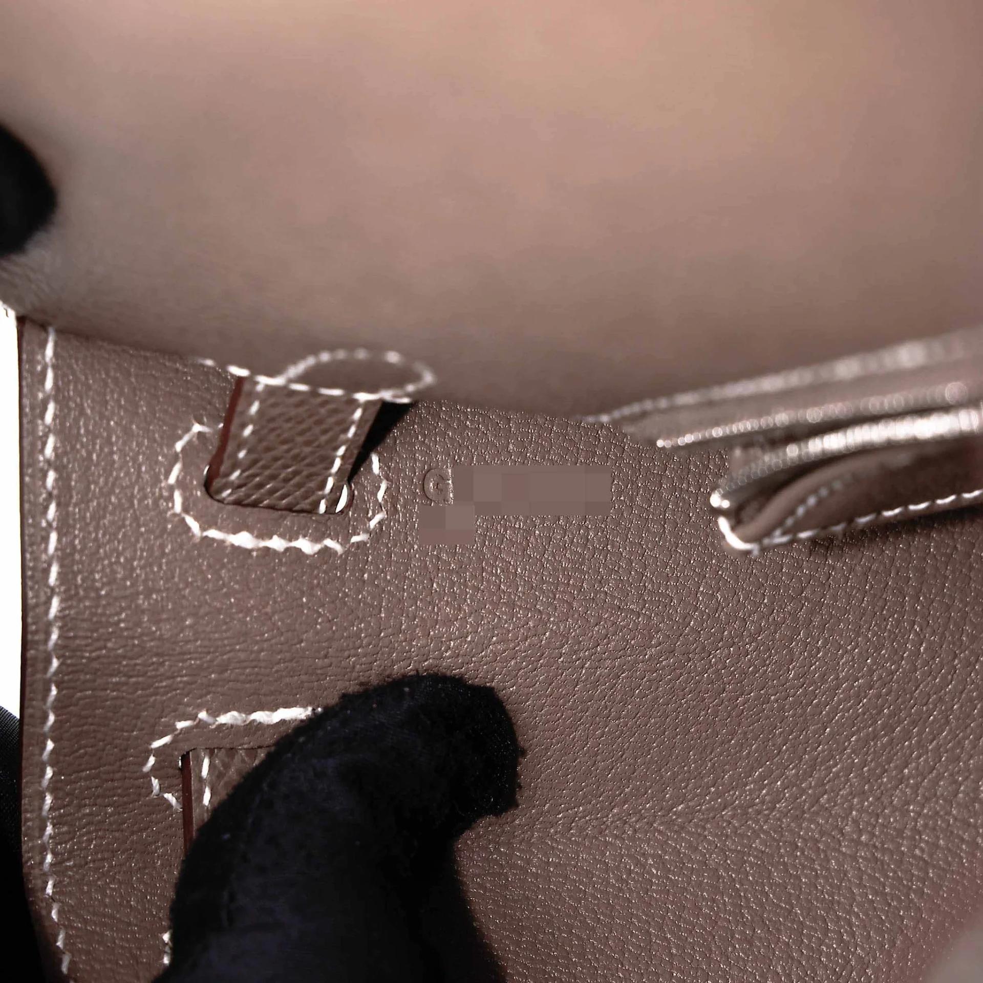 ランク N 新品 HERMÈS エルメス ケリー25 セリエ エトゥープ (18) エプソン シルバー金具 G刻印 (2026) - 15