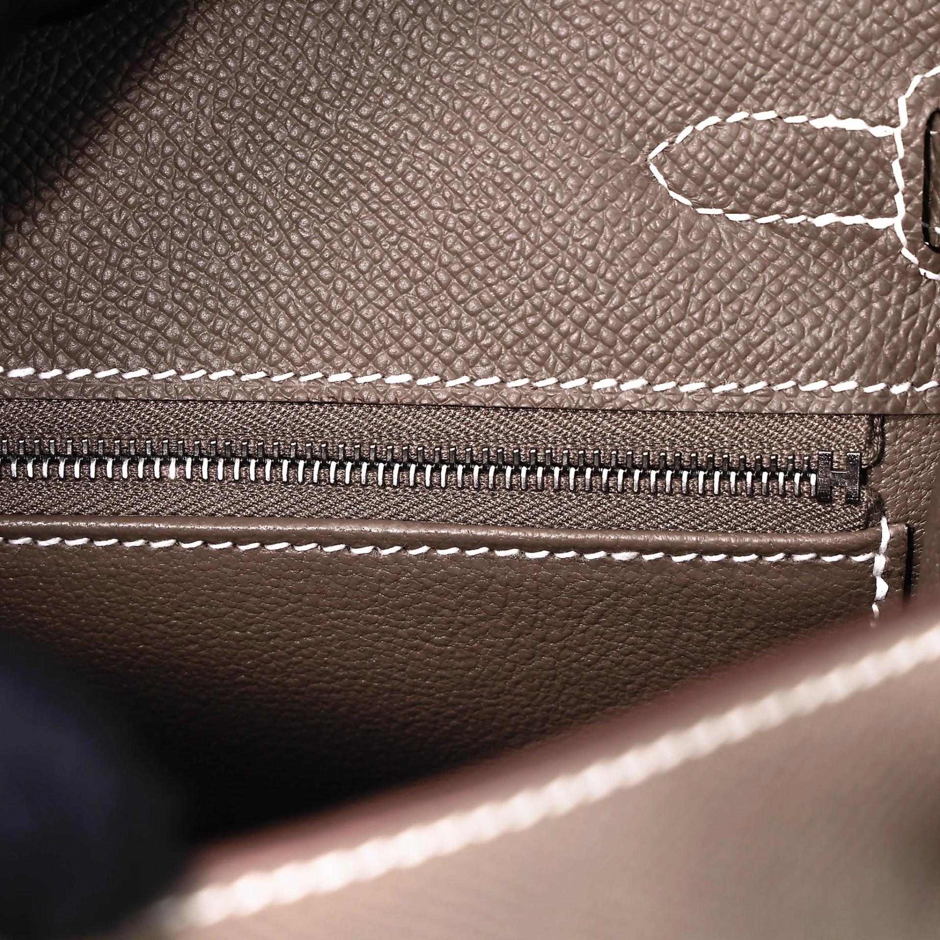 ランク N 新品 HERMÈS エルメス ケリー25 セリエ エトゥープ (18) エプソン シルバー金具 G刻印 (2026) - 14