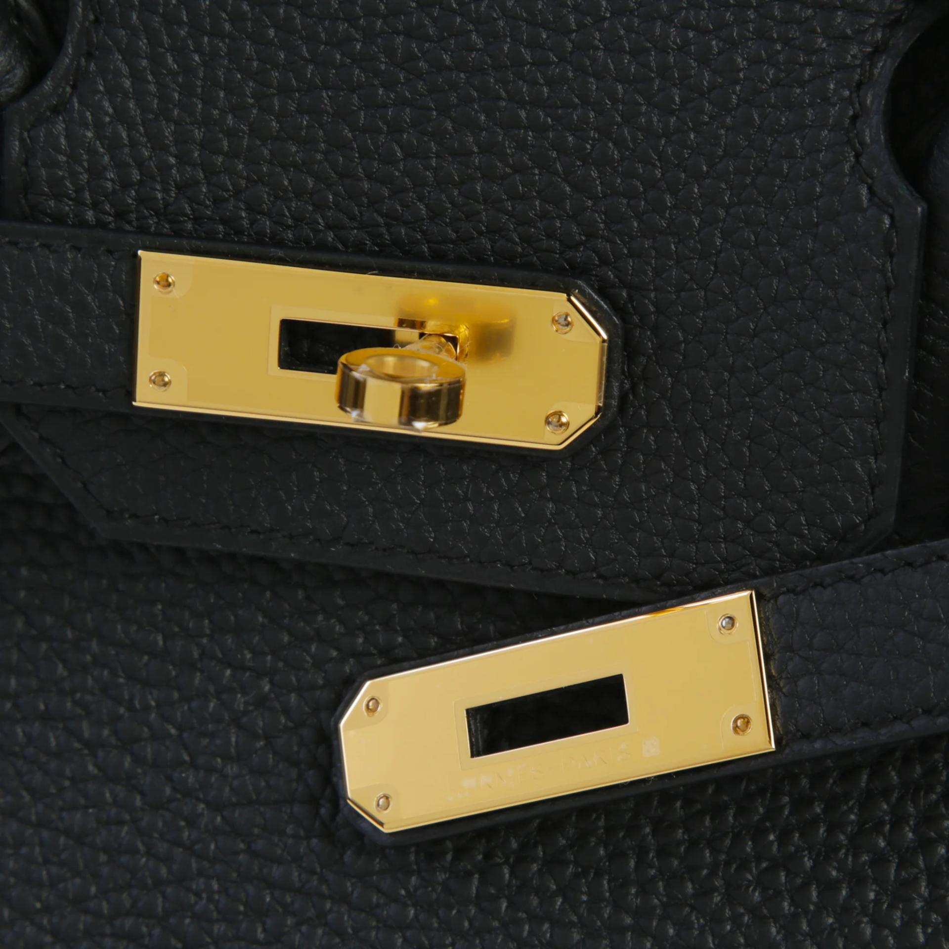 ランク NS 未使用品 HERMÈS エルメス バーキン30 ブラック (89) トゴ ゴールド金具 G刻印 (2026) - 8