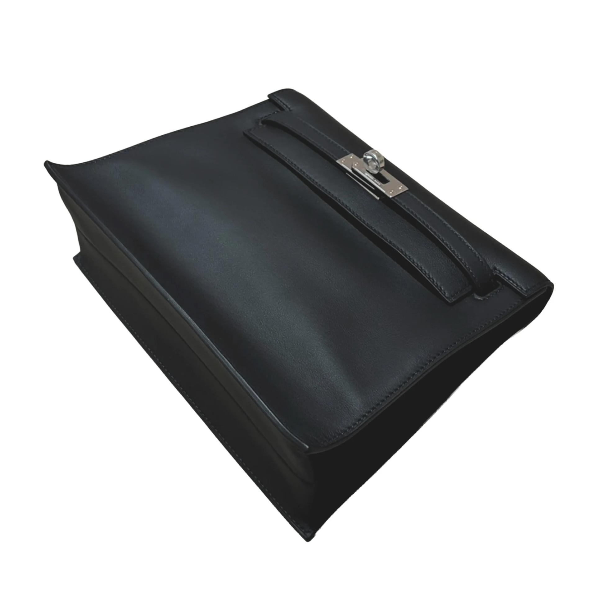 ランク N 新品 HERMÈS エルメス ケリーダンス ブラック (89) スイフト シルバー金具 G刻印 (2026) - 4