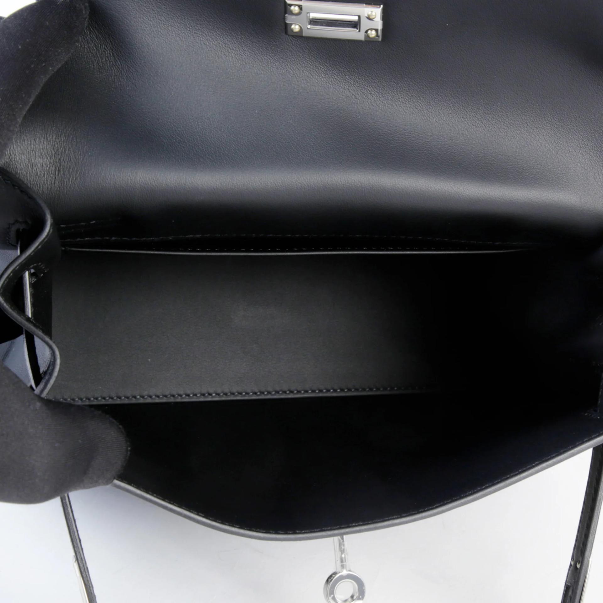 ランク N 新品 HERMÈS エルメス ケリーダンス ブラック (89) スイフト シルバー金具 G刻印 (2026) - 9