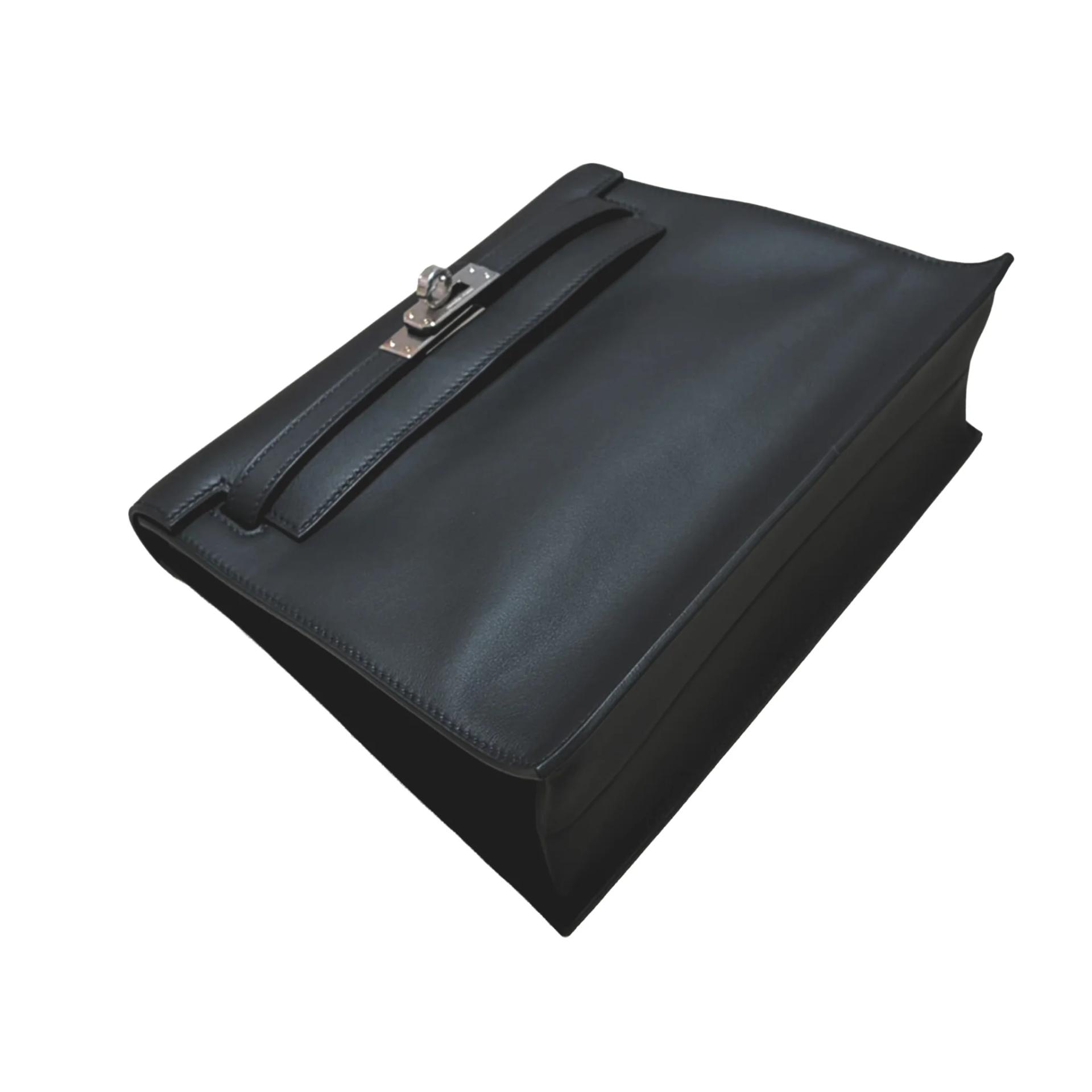 ランク N 新品 HERMÈS エルメス ケリーダンス ブラック (89) スイフト シルバー金具 G刻印 (2026) - 3