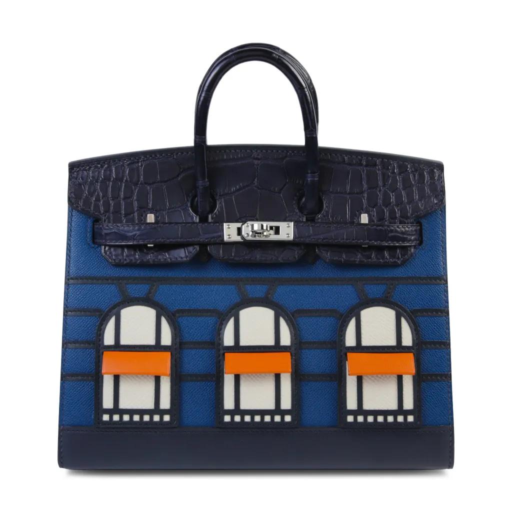 Birkin Faubourg 20 Sellier Deep Blue (S4) Blue Marine (78)