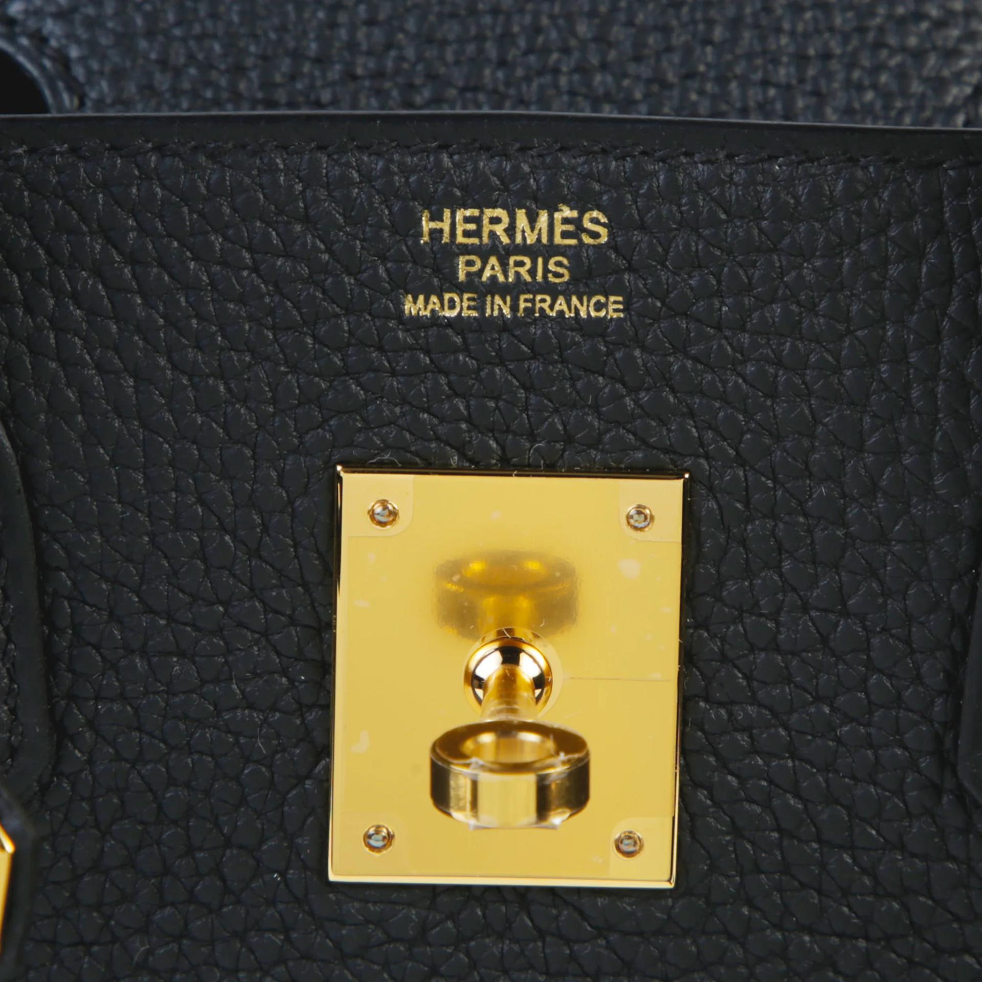 ランク NS 未使用品 HERMÈS エルメス バーキン30 ブラック (89) トゴ ゴールド金具 G刻印 (2026) - 9