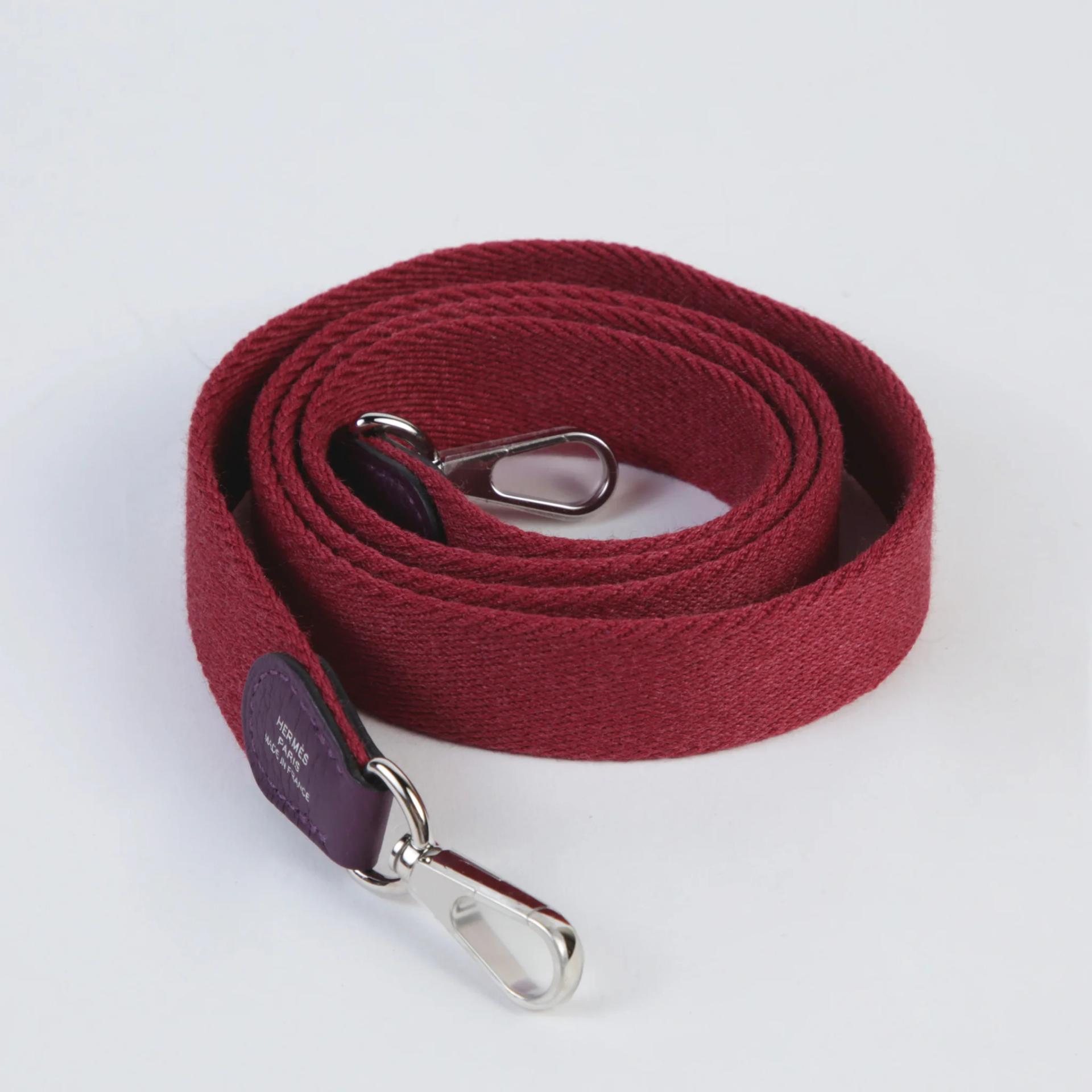 ランク NS 未使用品 HERMÈS エルメス エブリンTPM バンドリエール112cm カシス (N5) トリヨン シルバー金具 W刻印 (2024) - 10