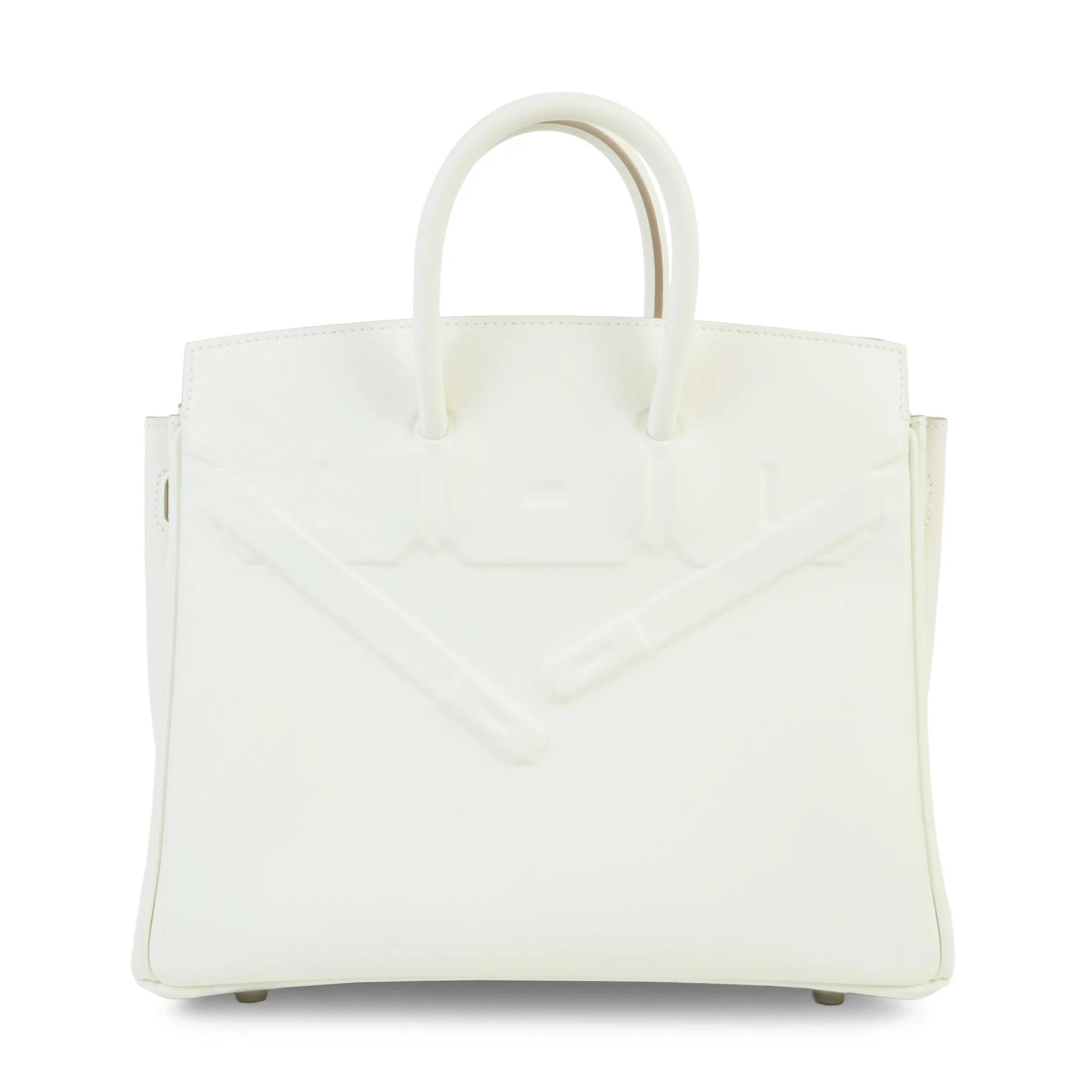 ランク NS 未使用品 HERMÈS エルメス 限定品 バーキン25 シャドー マッシュルーム (0T) スイフト シルバー金具 B刻印 (2023) - 1