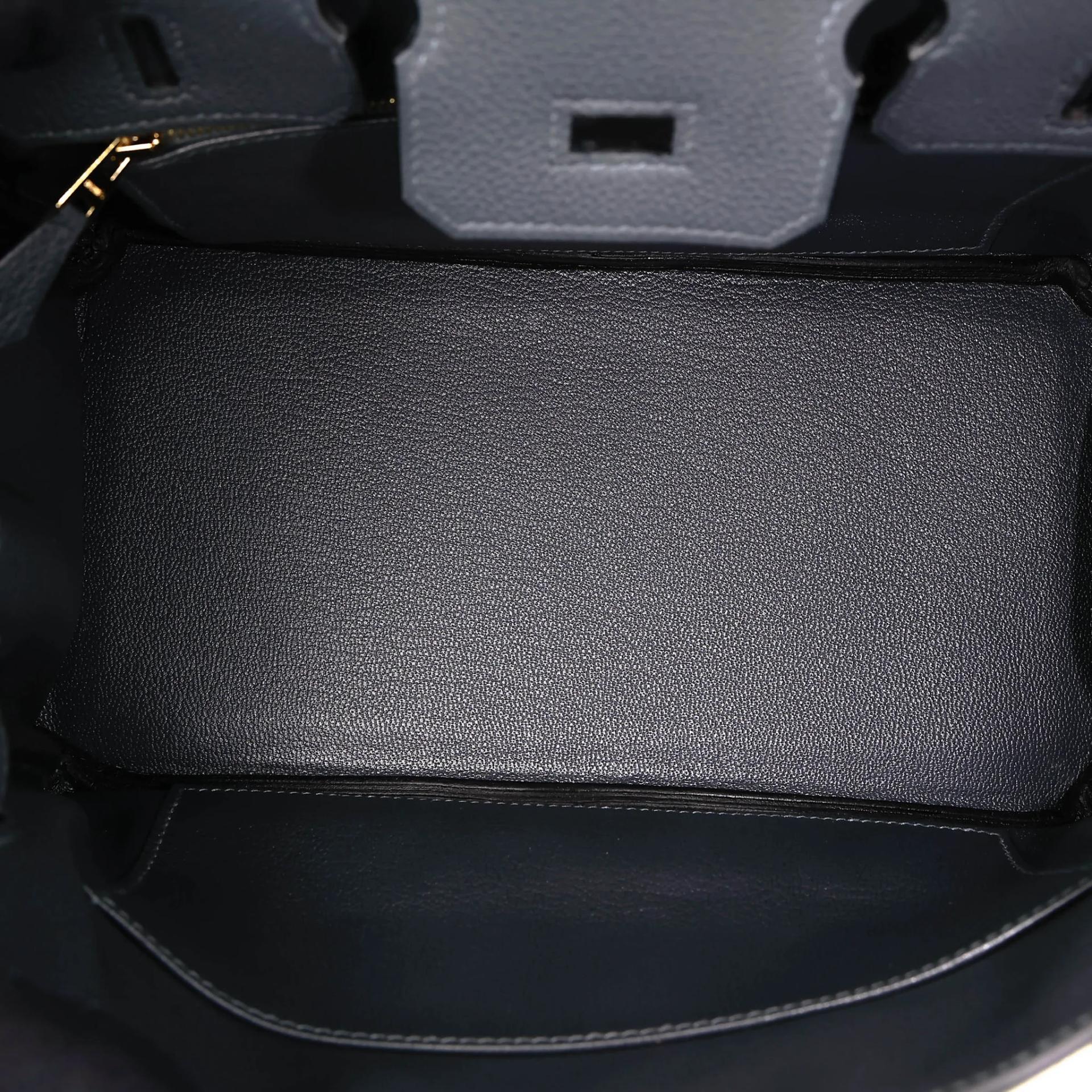 Brand New ( Rank N ) HERMÈS Birkin 25 Gris misty (H0) Togo Gold hardware G (2026) - 15