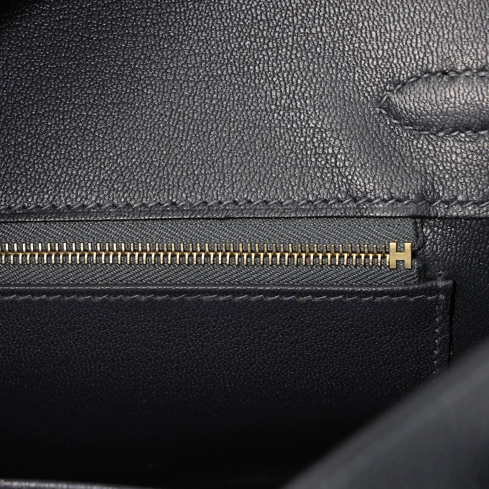 Brand New ( Rank N ) HERMÈS Birkin 25 Gris misty (H0) Togo Gold hardware G (2026) - 11