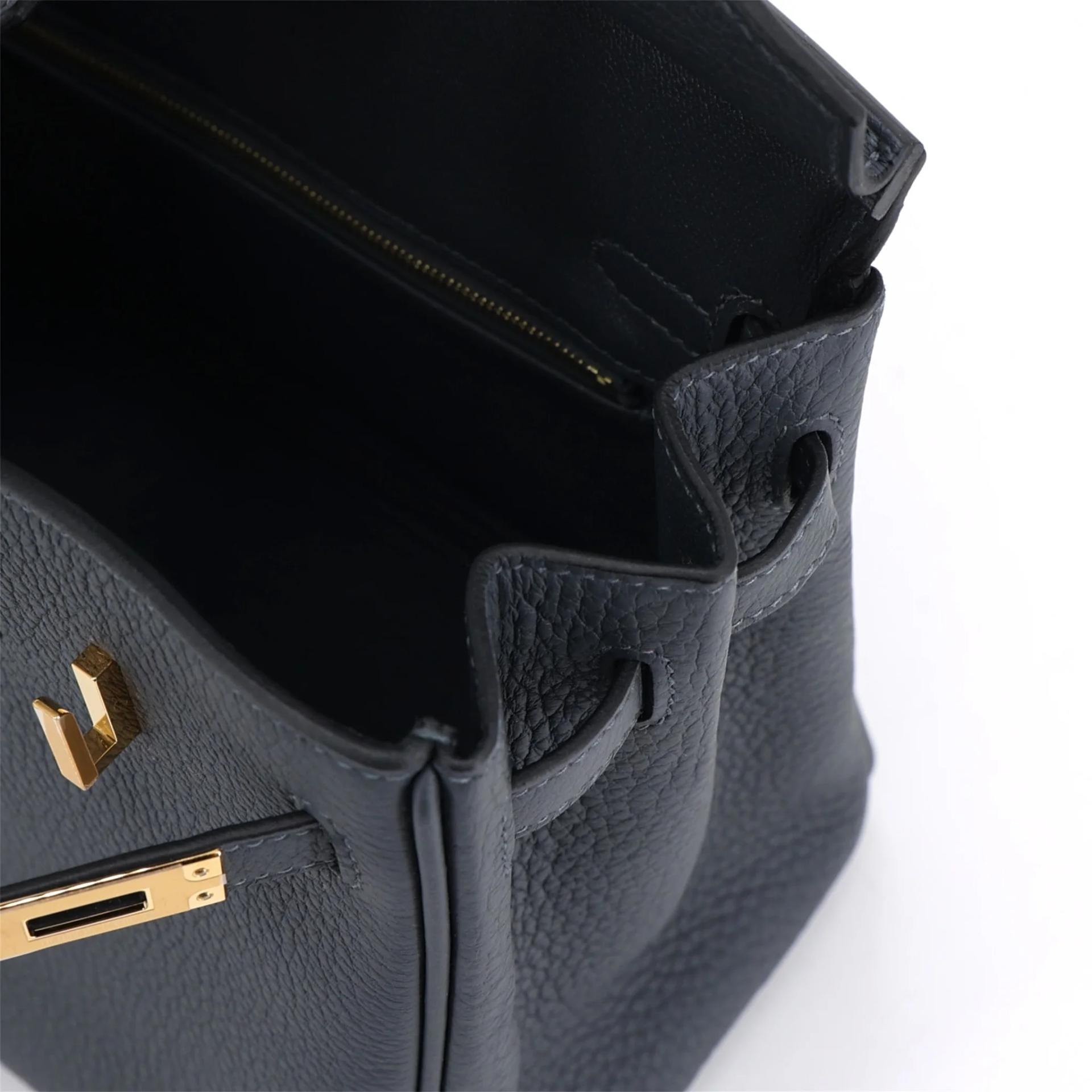 Brand New ( Rank N ) HERMÈS Birkin 25 Gris misty (H0) Togo Gold hardware G (2026) - 13