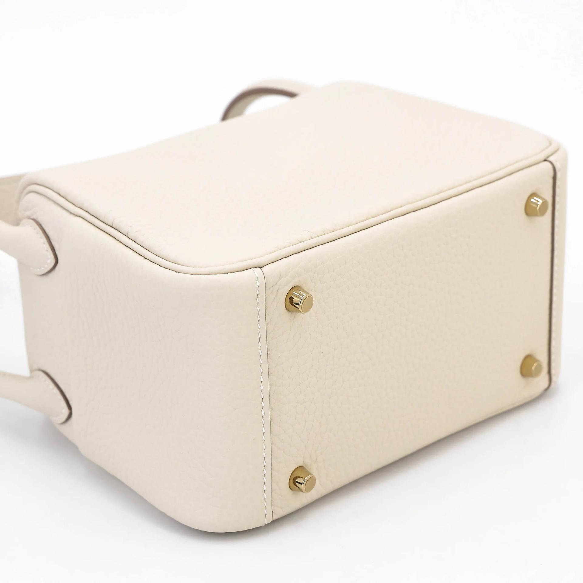 ランク N 新品 HERMÈS エルメス ミニリンディ2 クレ (10) トリヨン ゴールド金具 G刻印 (2026) - 7