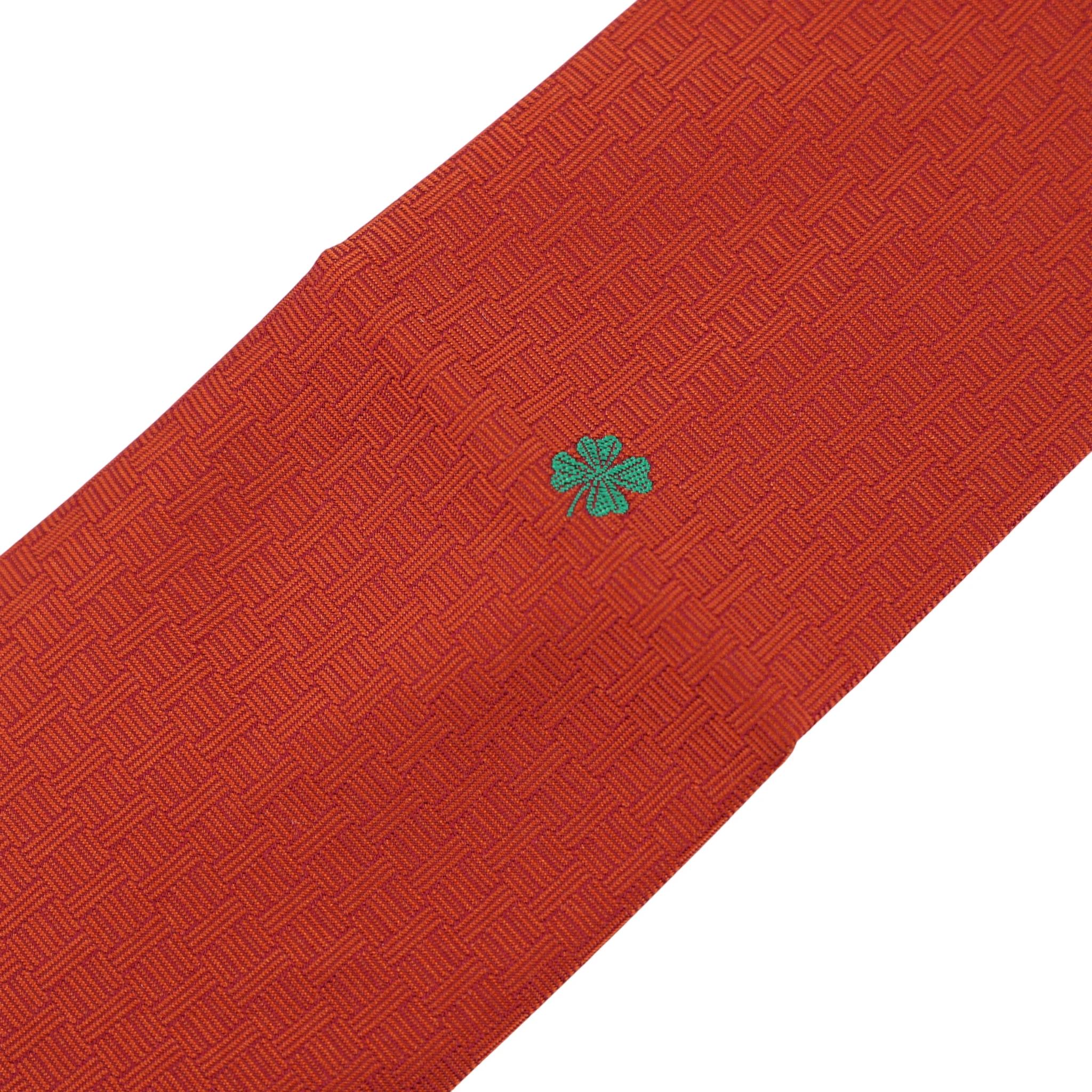 Unused ( Rank NS ) HERMÈS Neckties Red Silk - 3