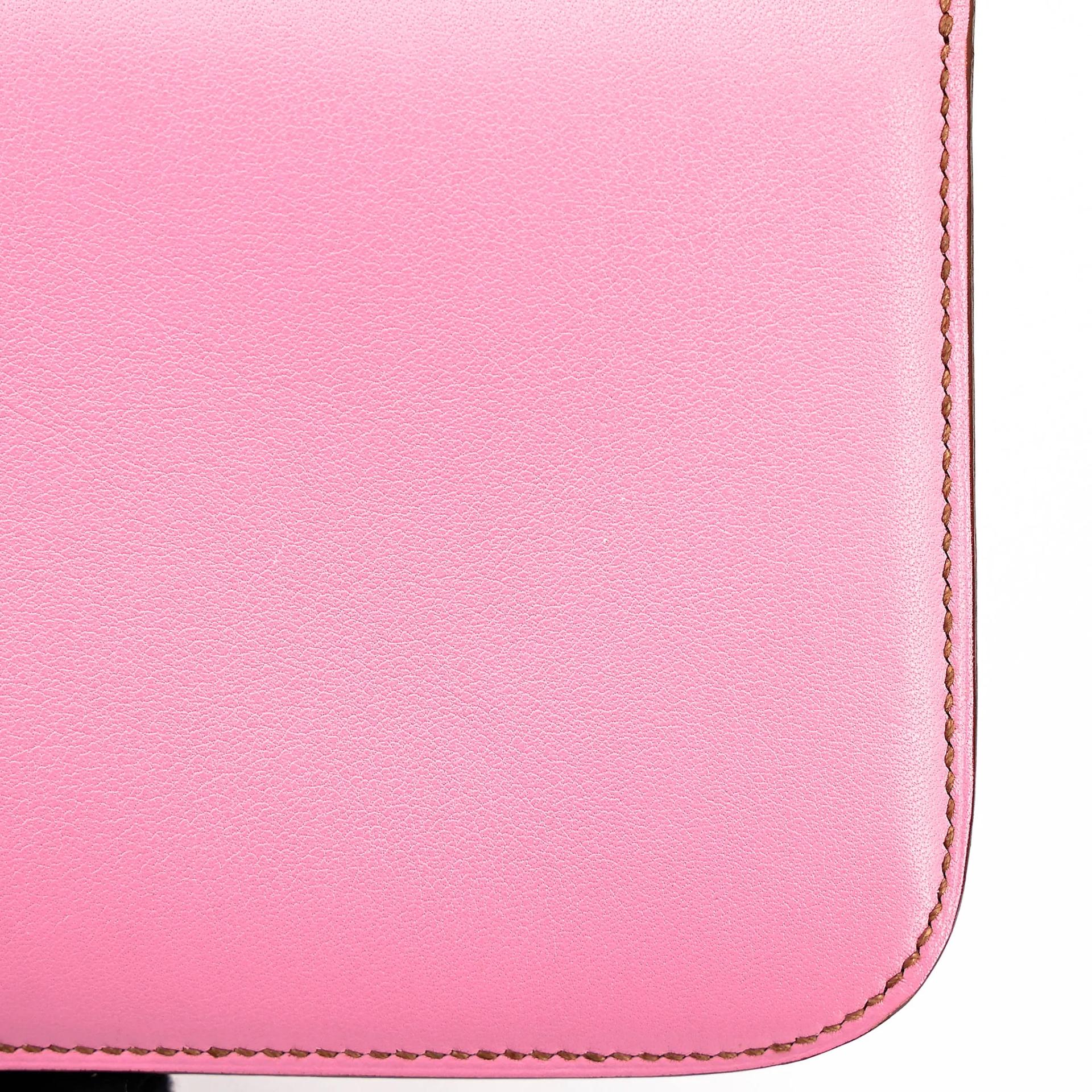 Very Good ( Rank A) HERMÈS Micro Constance Pink (5P) Swift Palladium hardware Square N (2010) - 10