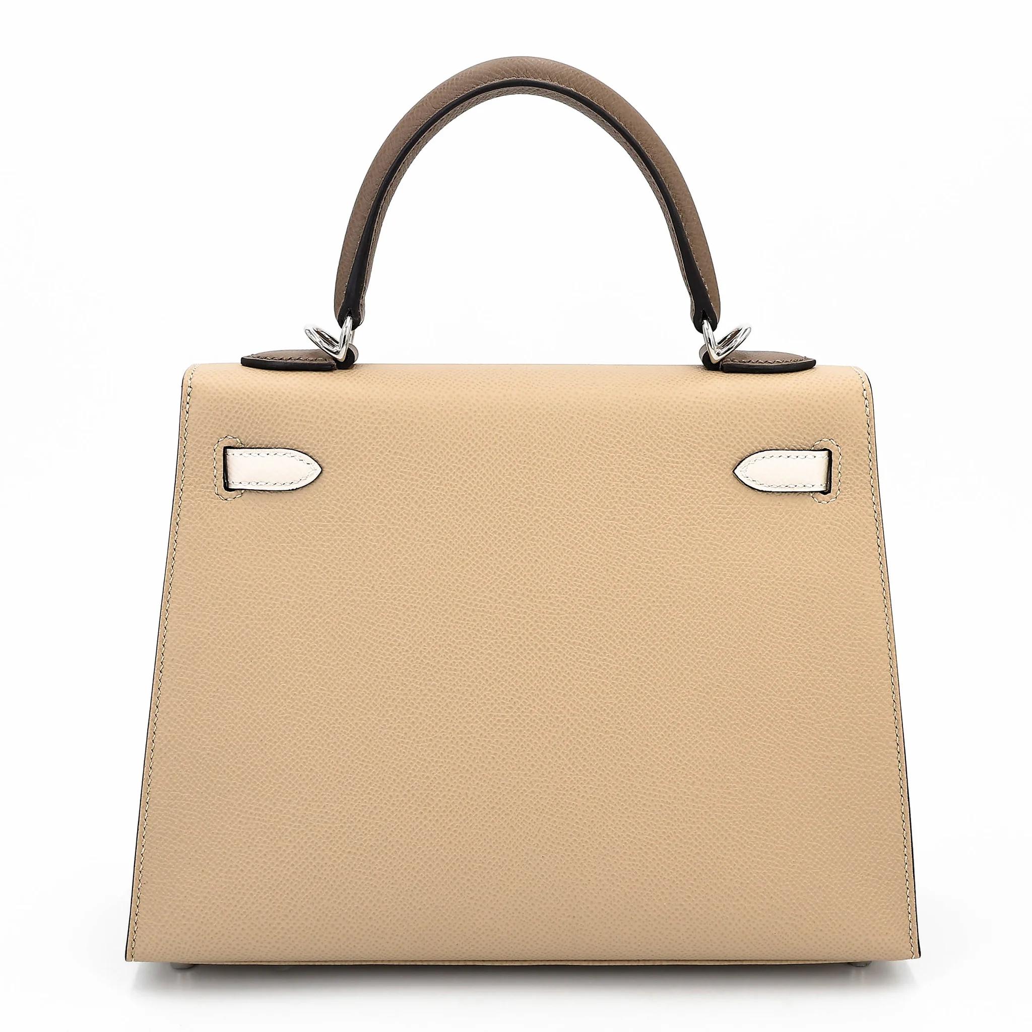 Kelly 25 Sellier Trench (S2) Craie (10) Etoupe (18)
