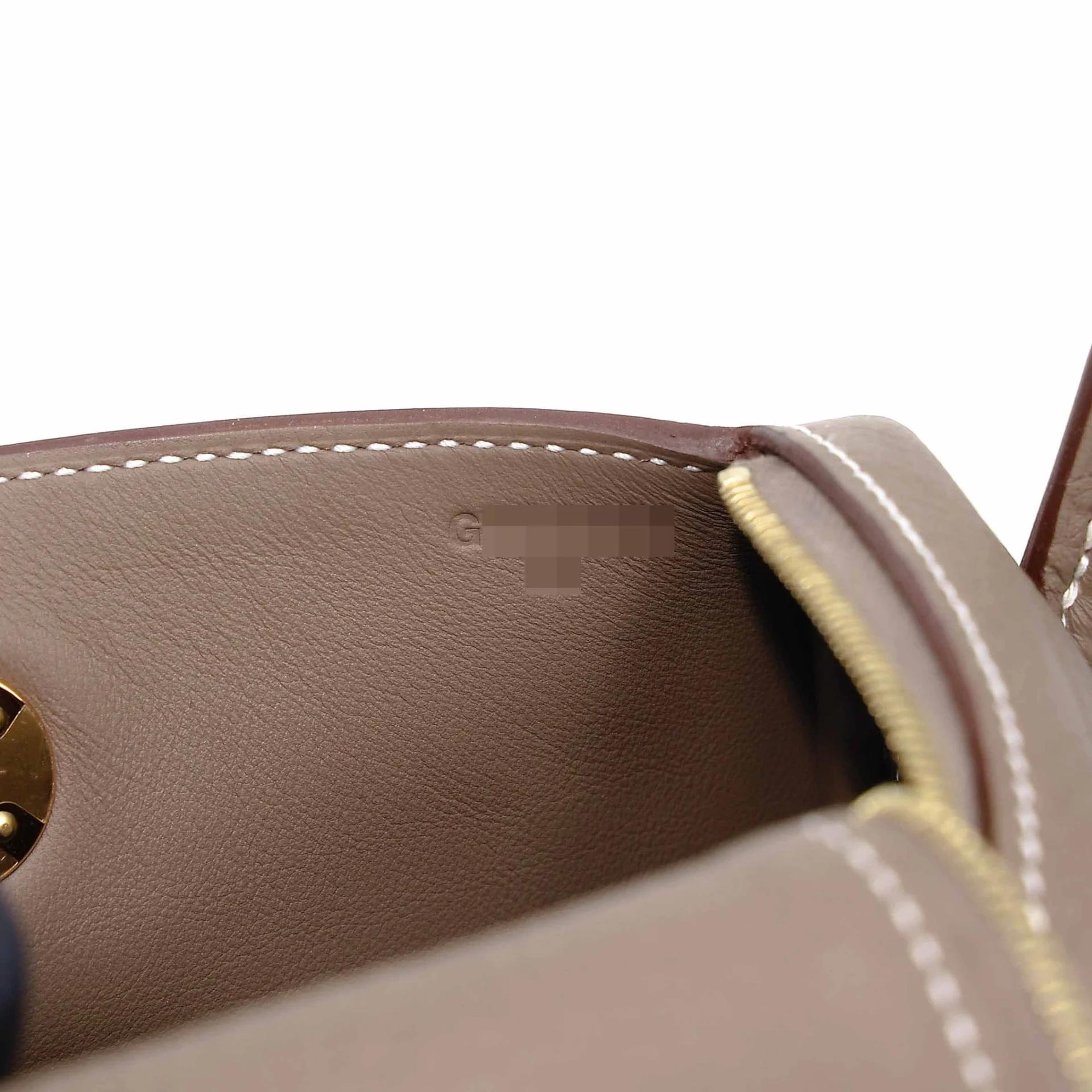 ランク N 新品 HERMÈS エルメス ミニリンディ2 エトゥープ (18) トリヨン ゴールド金具 G刻印 (2026) - 14