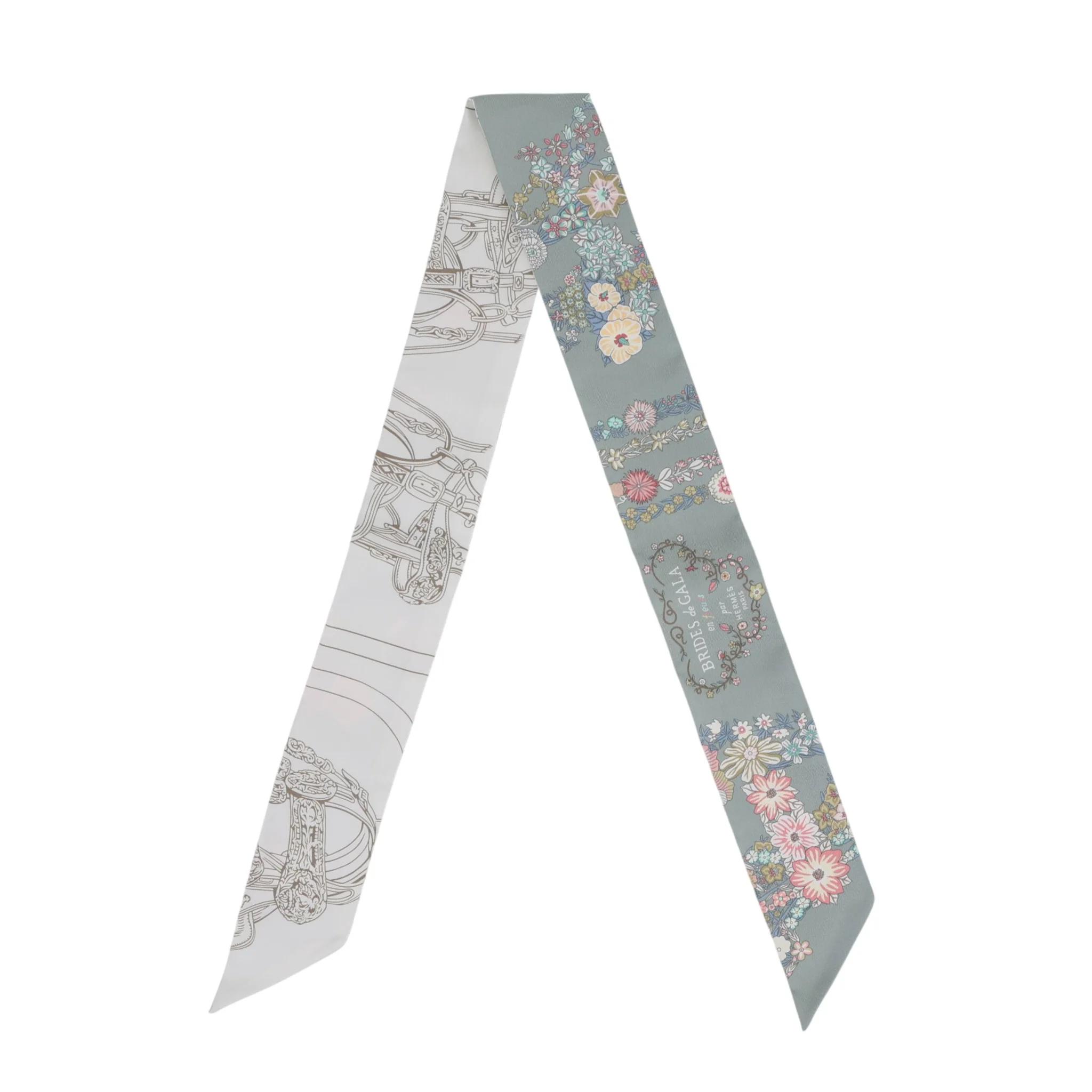 Twilly Brides de Gala Green Pink White