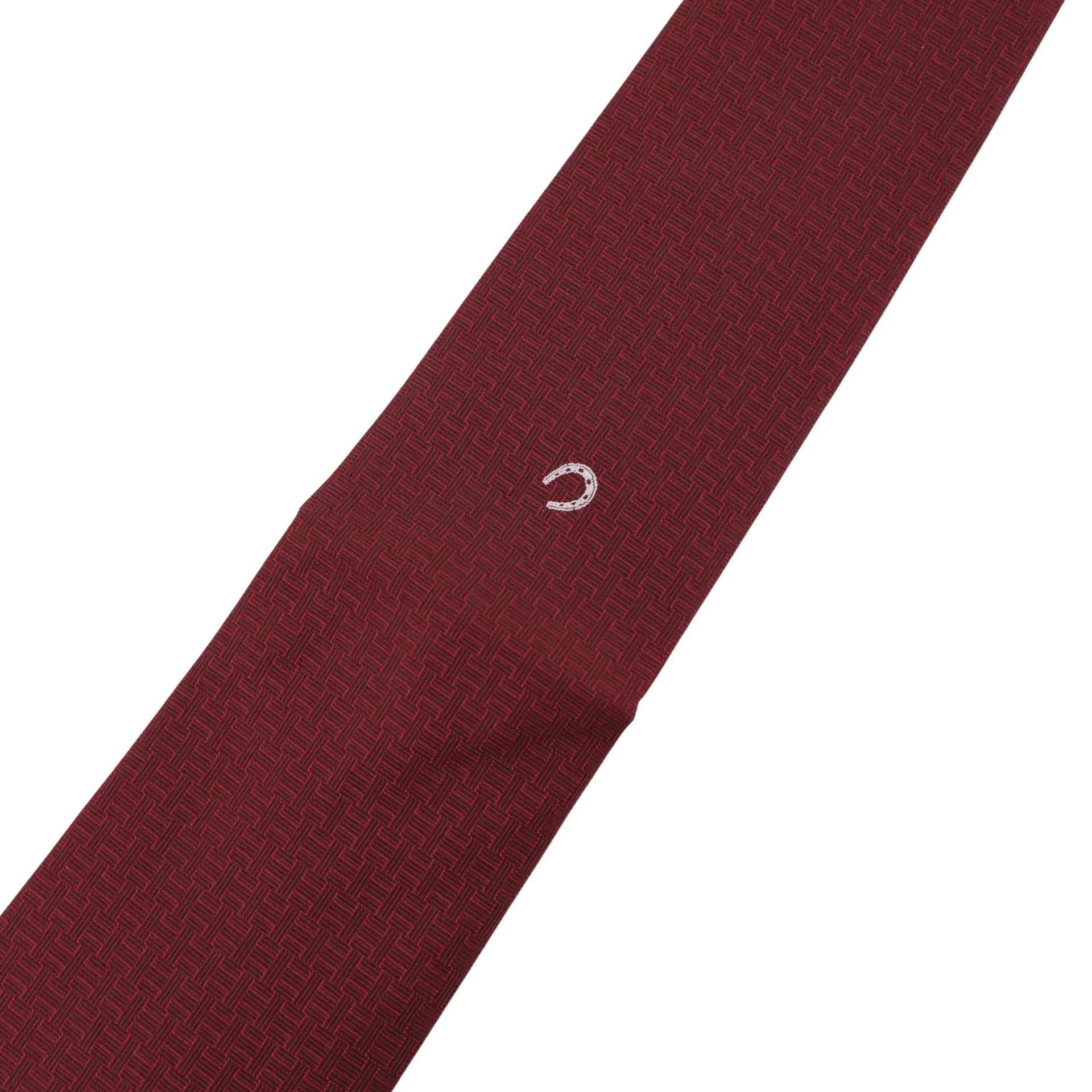 ランク NS 未使用品 HERMÈS エルメス ネクタイ Hモチーフ レッド シルク - 3