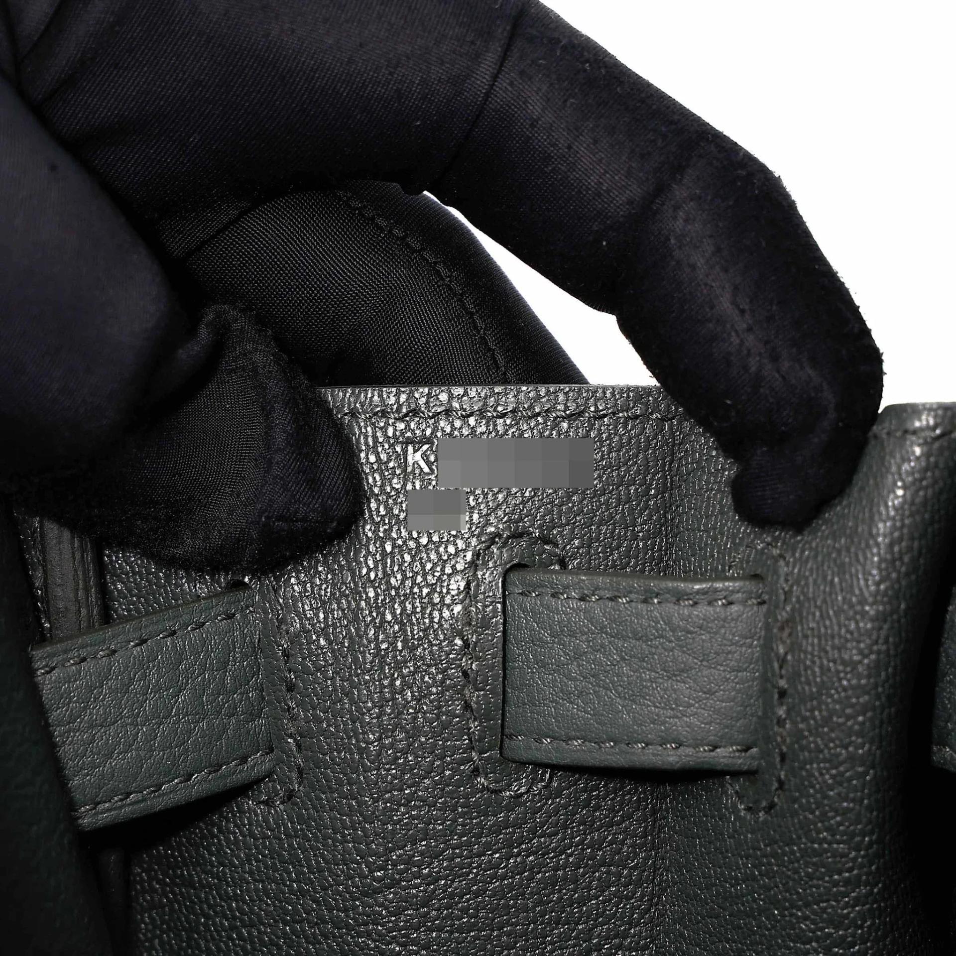 ランク N 新品 HERMÈS エルメス ケリー28 ヴェールマングローブ (Q0) トゴ シルバー金具 K刻印 (2025) - 15