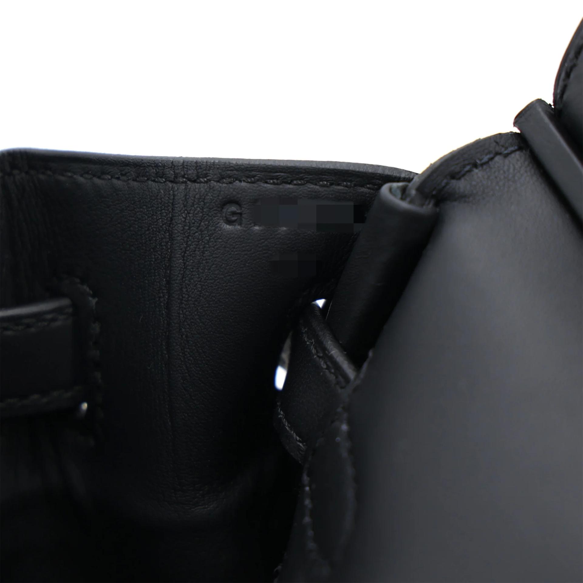 全新 HERMÈS 爱马仕 Birkin 25 89 黑色 Noir (Black) Ecru色 Toile H 帆布 Swift牛皮 银扣 G刻 2026年 - 12