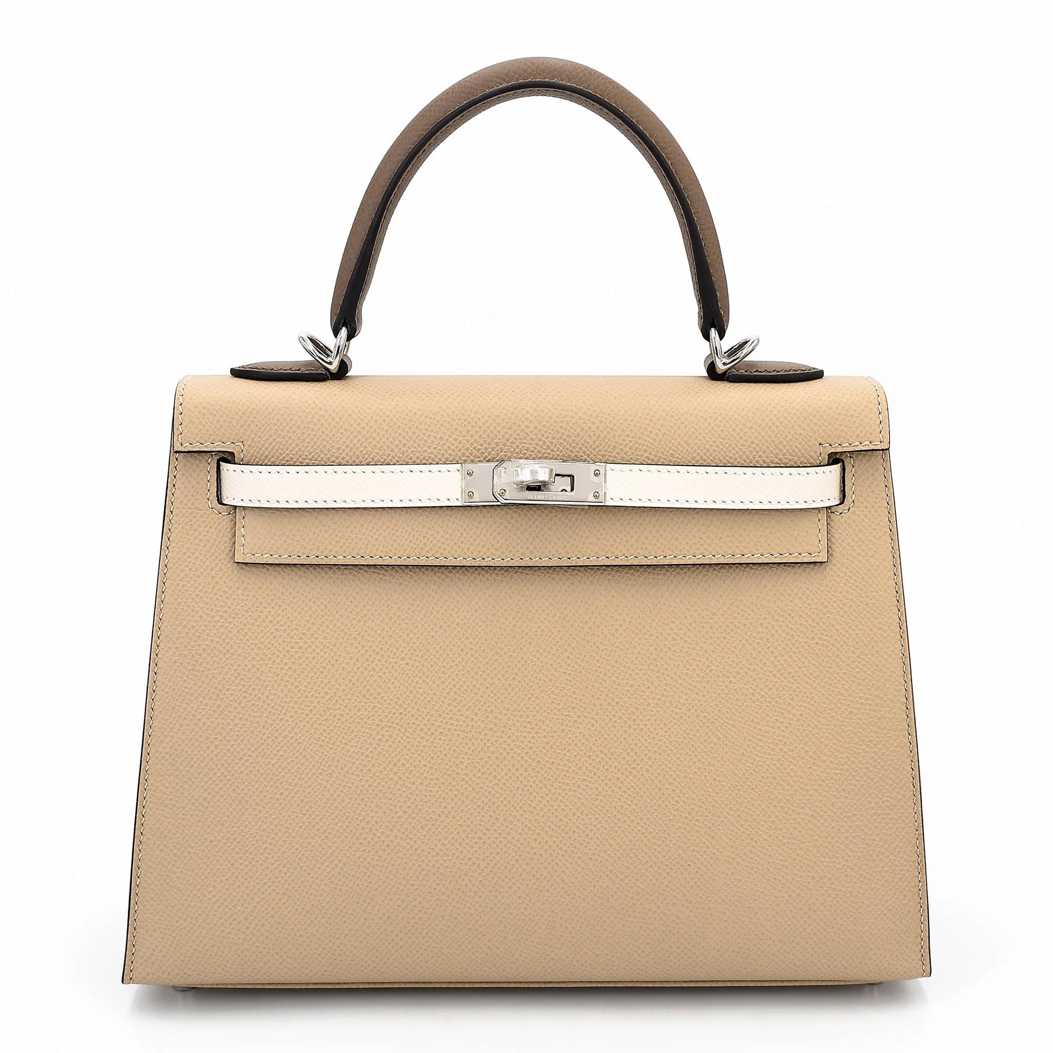 Kelly 25 Sellier Trench (S2) Craie (10) Etoupe (18)