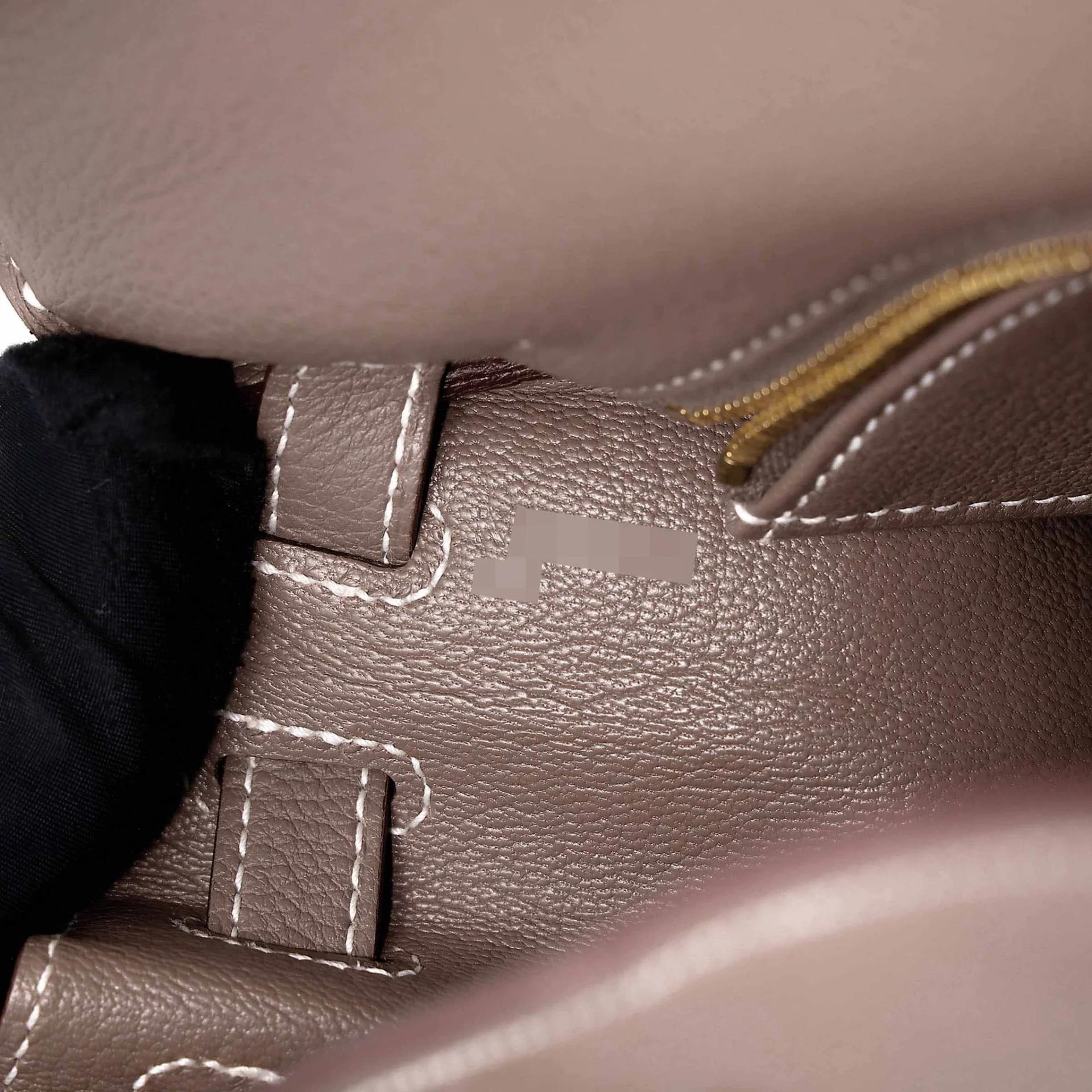 Brand New ( Rank N ) HERMÈS Kelly 25 Etoupe (18) Togo Gold hardware K (2025) - 15