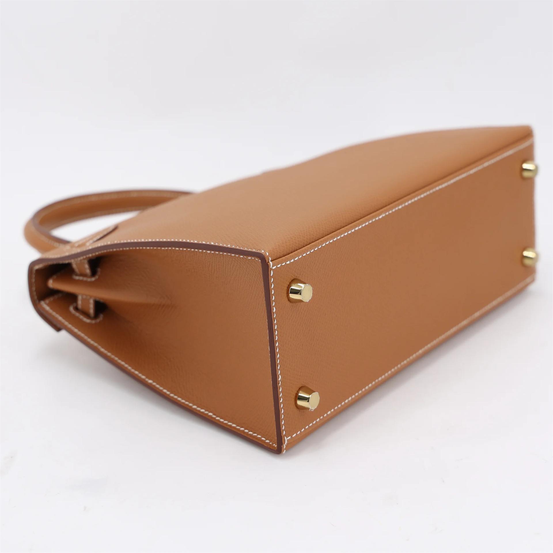 Unused ( Rank NS ) HERMÈS Kelly 25 Sellier Gold (37) Epsom Gold hardware G (2026) - 6