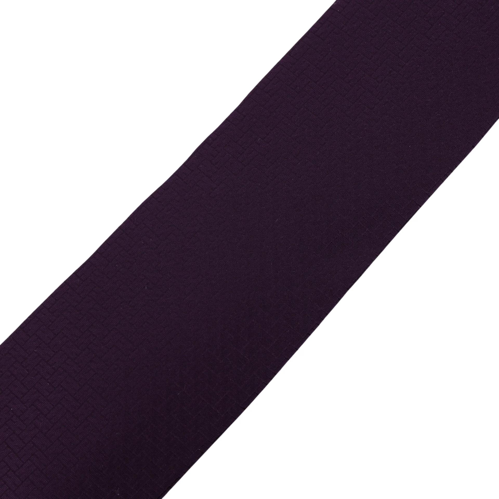 Unused ( Rank NS ) HERMÈS Neckties Cravate New Faconnee Purple Silk - 3