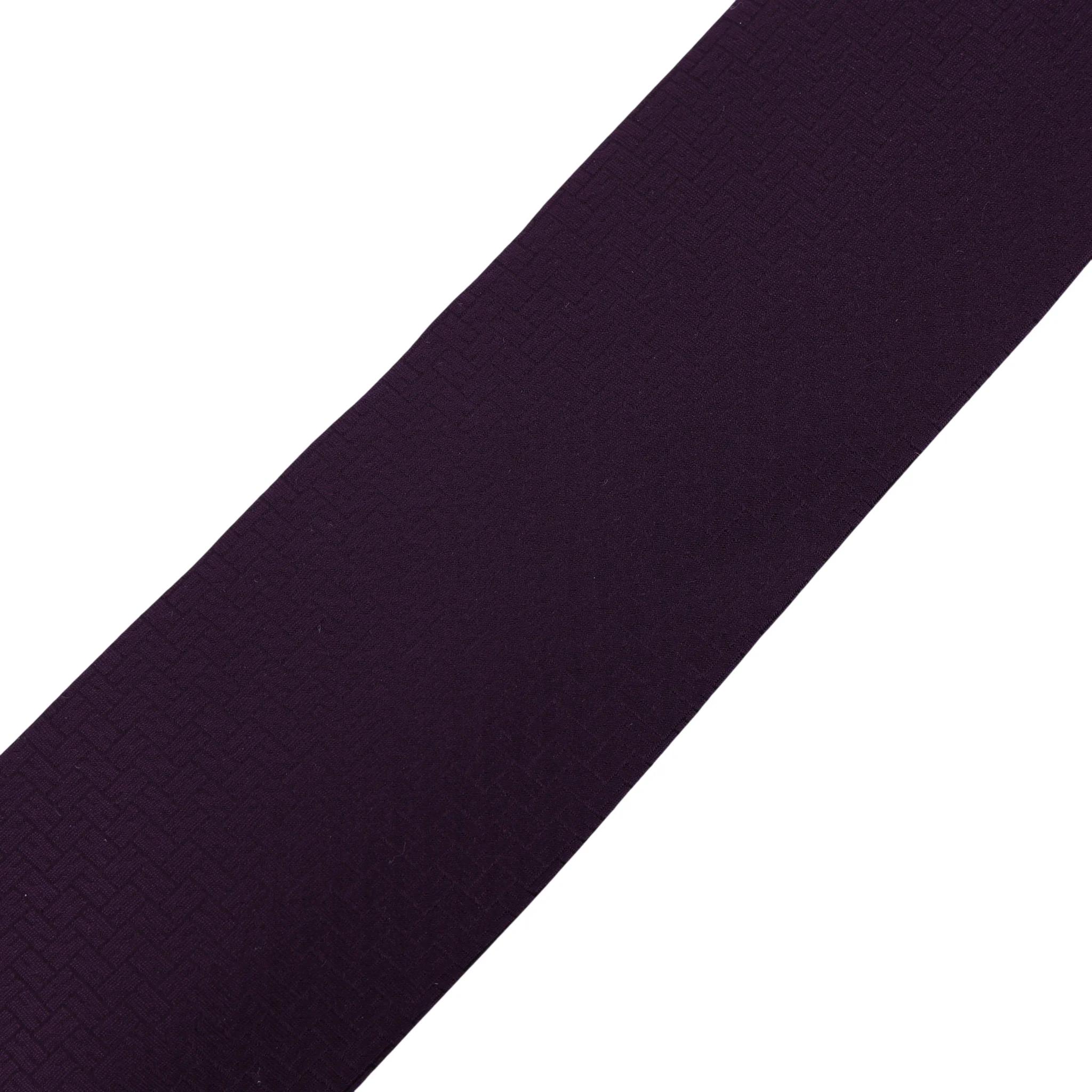 Unused ( Rank NS ) HERMÈS Neckties Cravate New Faconnee Purple Silk - 3