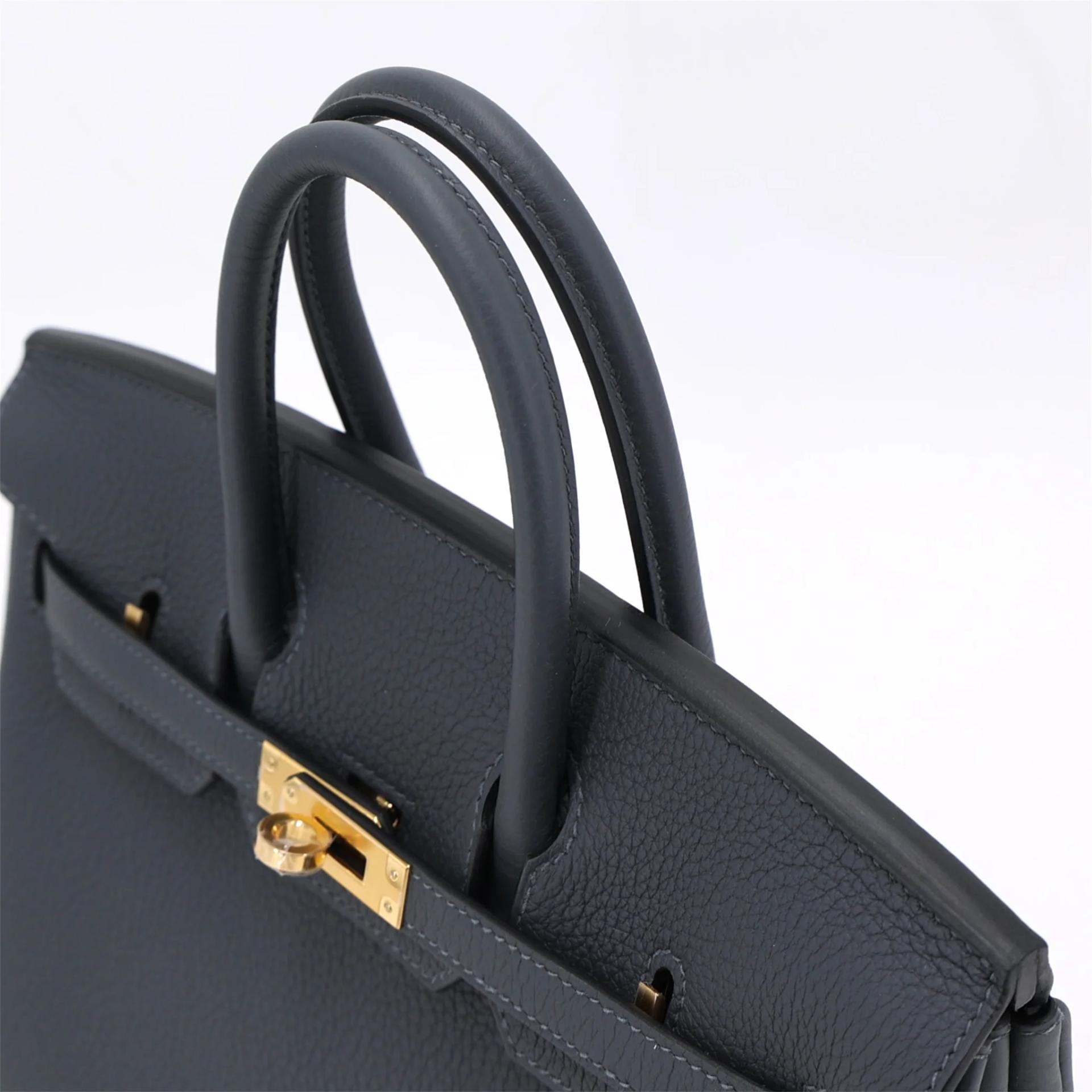 Brand New ( Rank N ) HERMÈS Birkin 25 Gris misty (H0) Togo Gold hardware G (2026) - 3