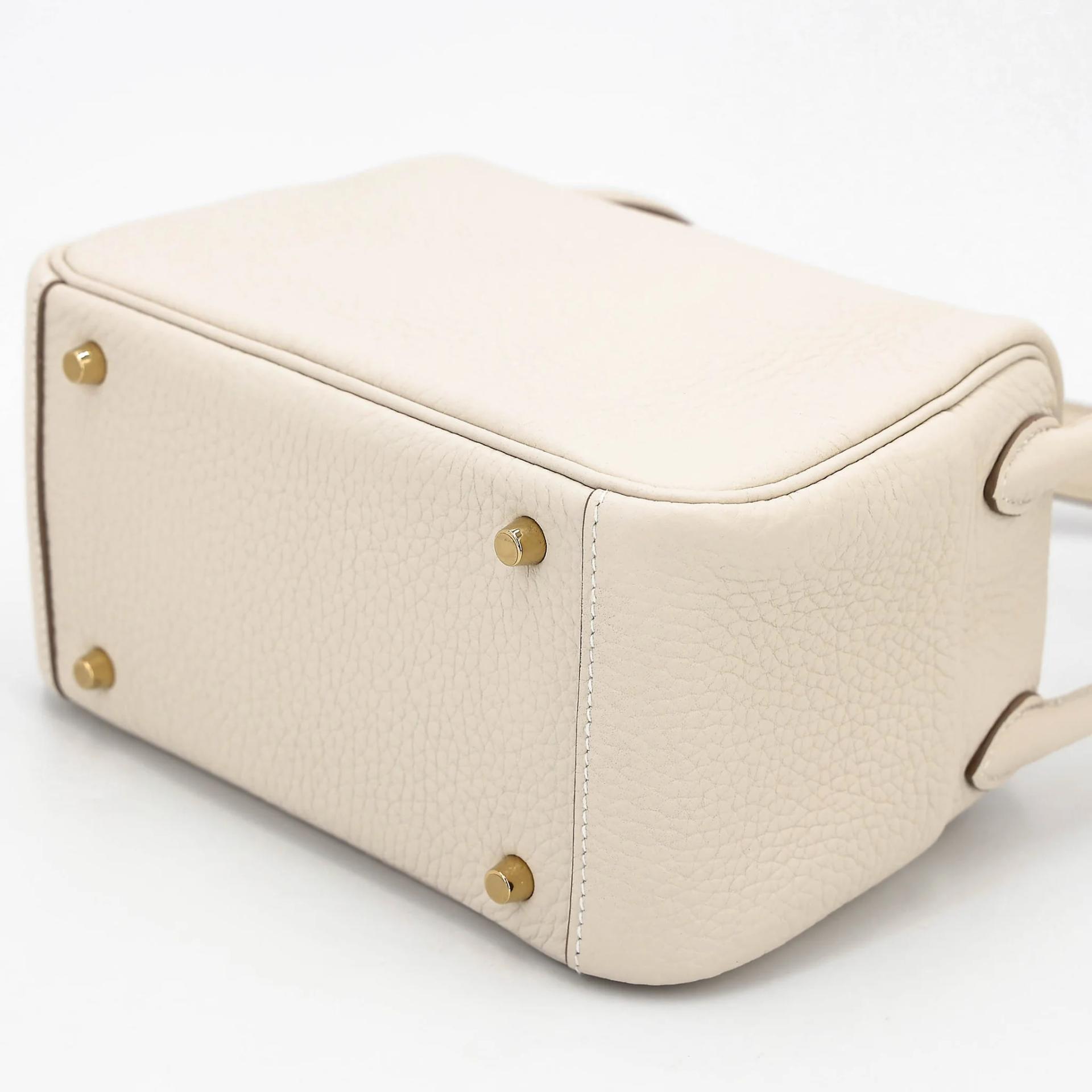 ランク N 新品 HERMÈS エルメス ミニリンディ2 クレ (10) トリヨン ゴールド金具 G刻印 (2026) - 6