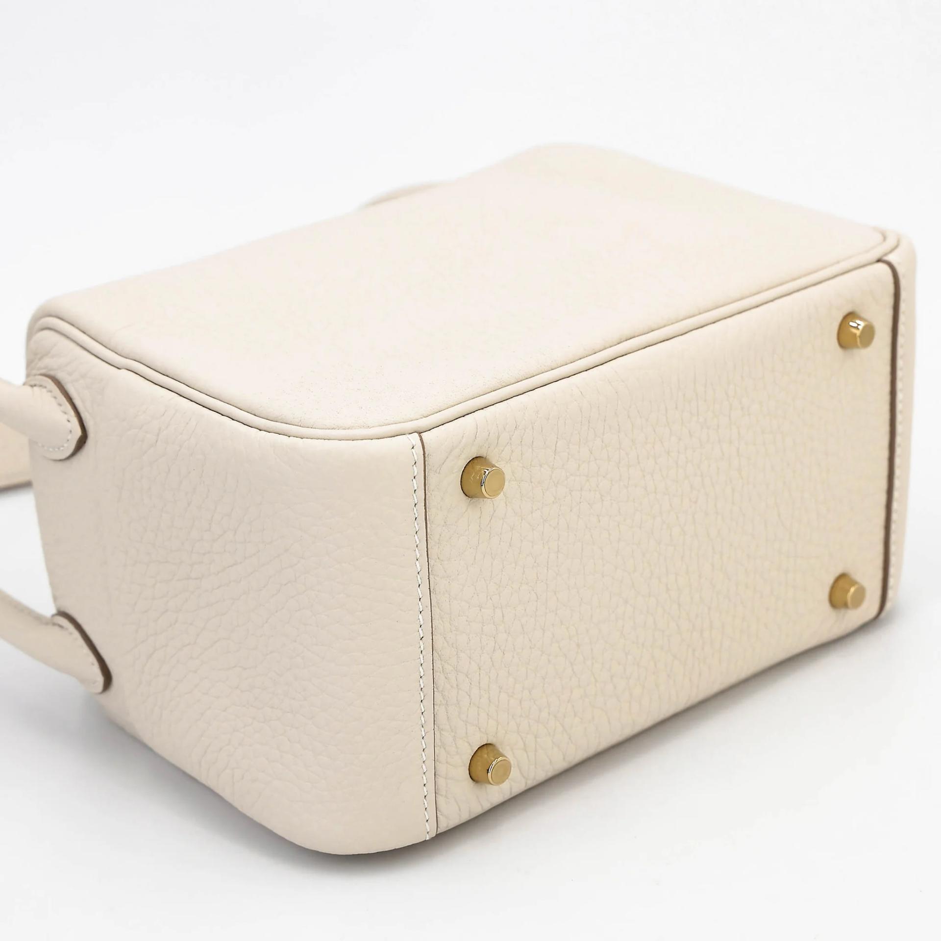 ランク N 新品 HERMÈS エルメス ミニリンディ2 クレ (10) トリヨン ゴールド金具 G刻印 (2026) - 7