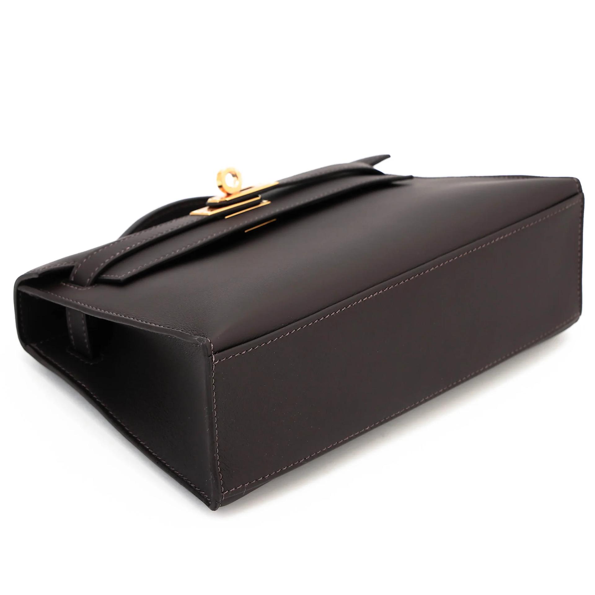 ランク NS 未使用品 HERMÈS エルメス ポシェットケリー ベブラン（T3） スイフト ゴールド金具 K刻印 (2025) - 5