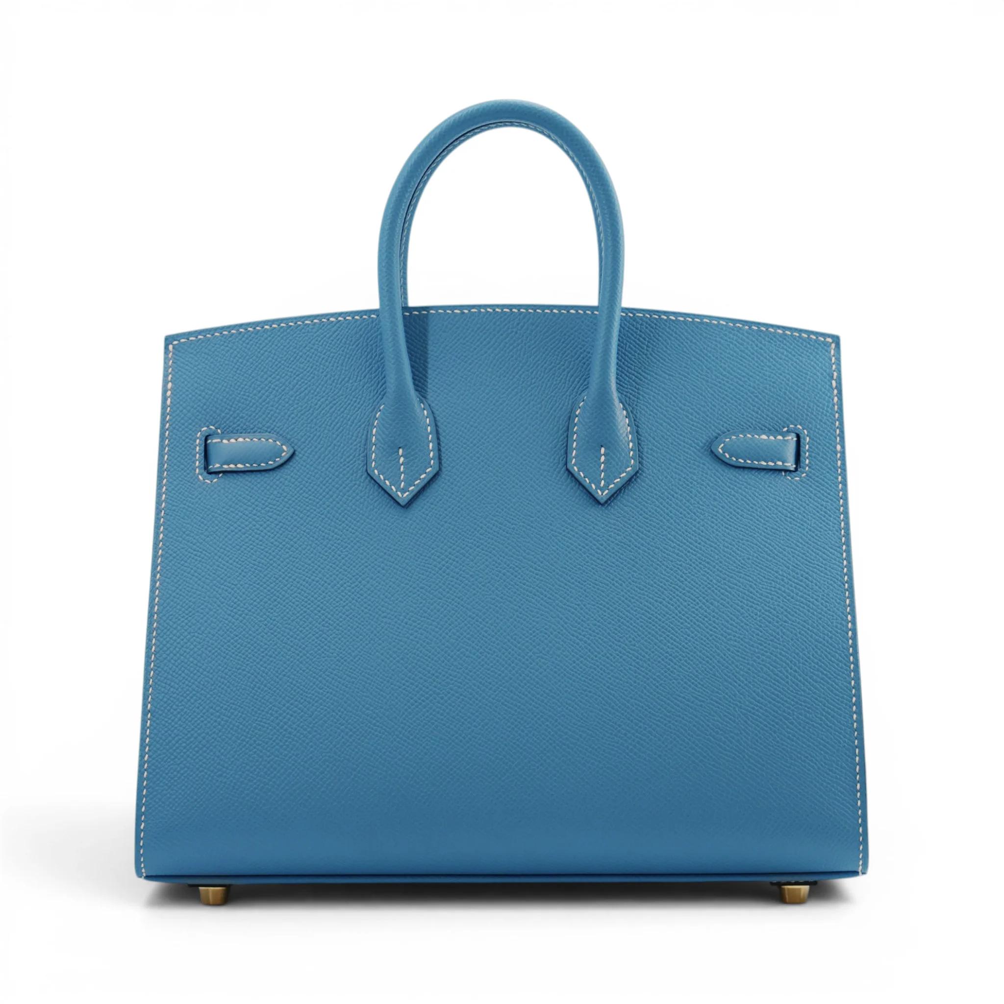 Birkin 25 Sellier New Bleu Jean (D2)