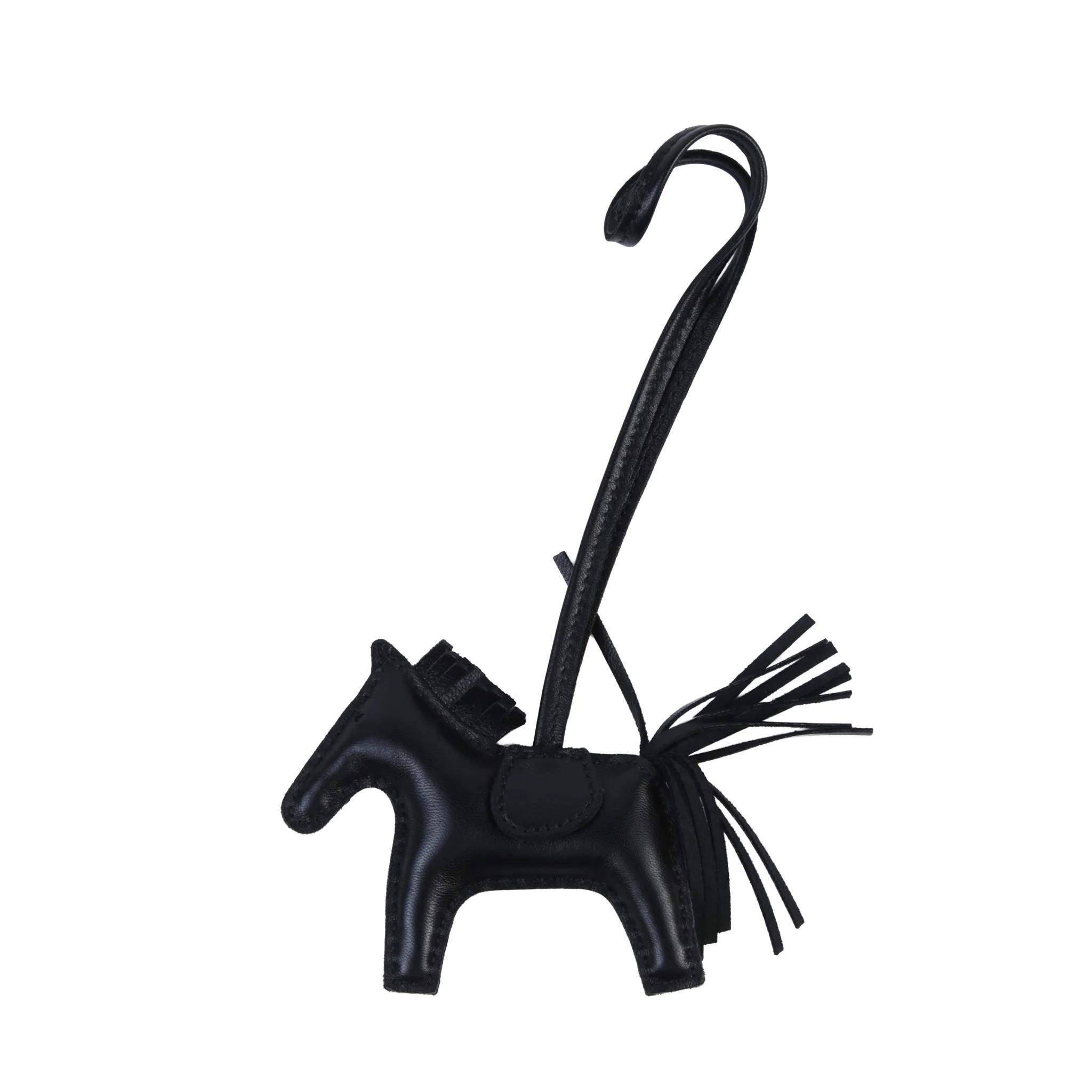 Very Good ( Rank A) HERMÈS Rodeo PM Noir (89) Agneau Milo Z (2021) - 1