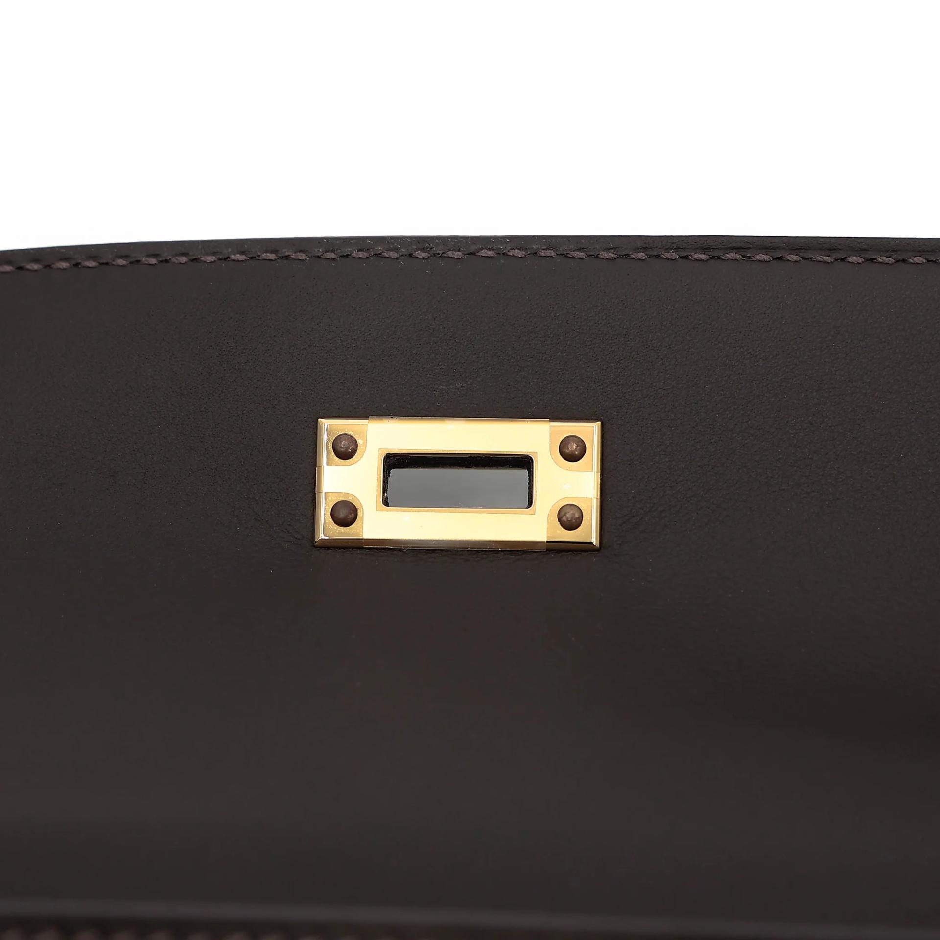 ランク NS 未使用品 HERMÈS エルメス ポシェットケリー ベブラン（T3） スイフト ゴールド金具 K刻印 (2025) - 11