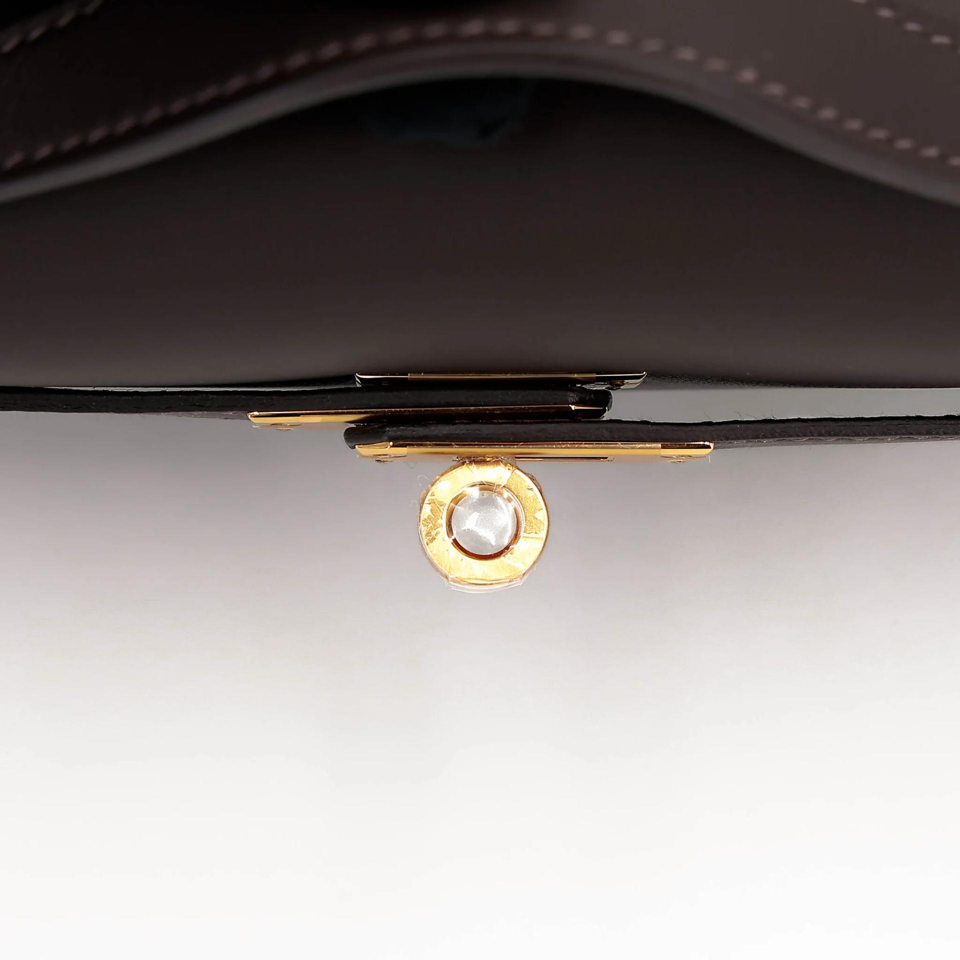 ランク NS 未使用品 HERMÈS エルメス ポシェットケリー ベブラン（T3） スイフト ゴールド金具 K刻印 (2025) - 9