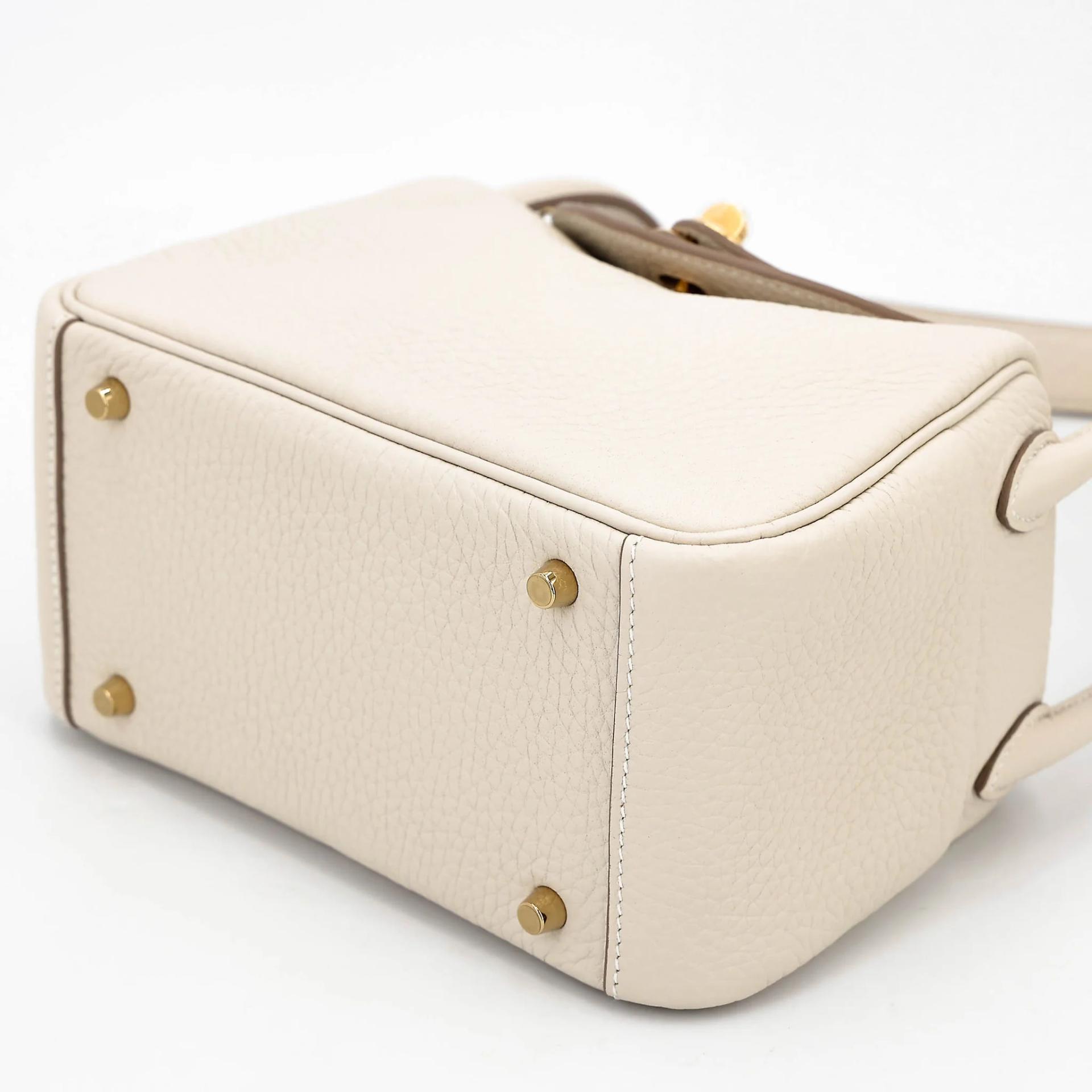 ランク N 新品 HERMÈS エルメス ミニリンディ2 クレ (10) トリヨン ゴールド金具 G刻印 (2026) - 4
