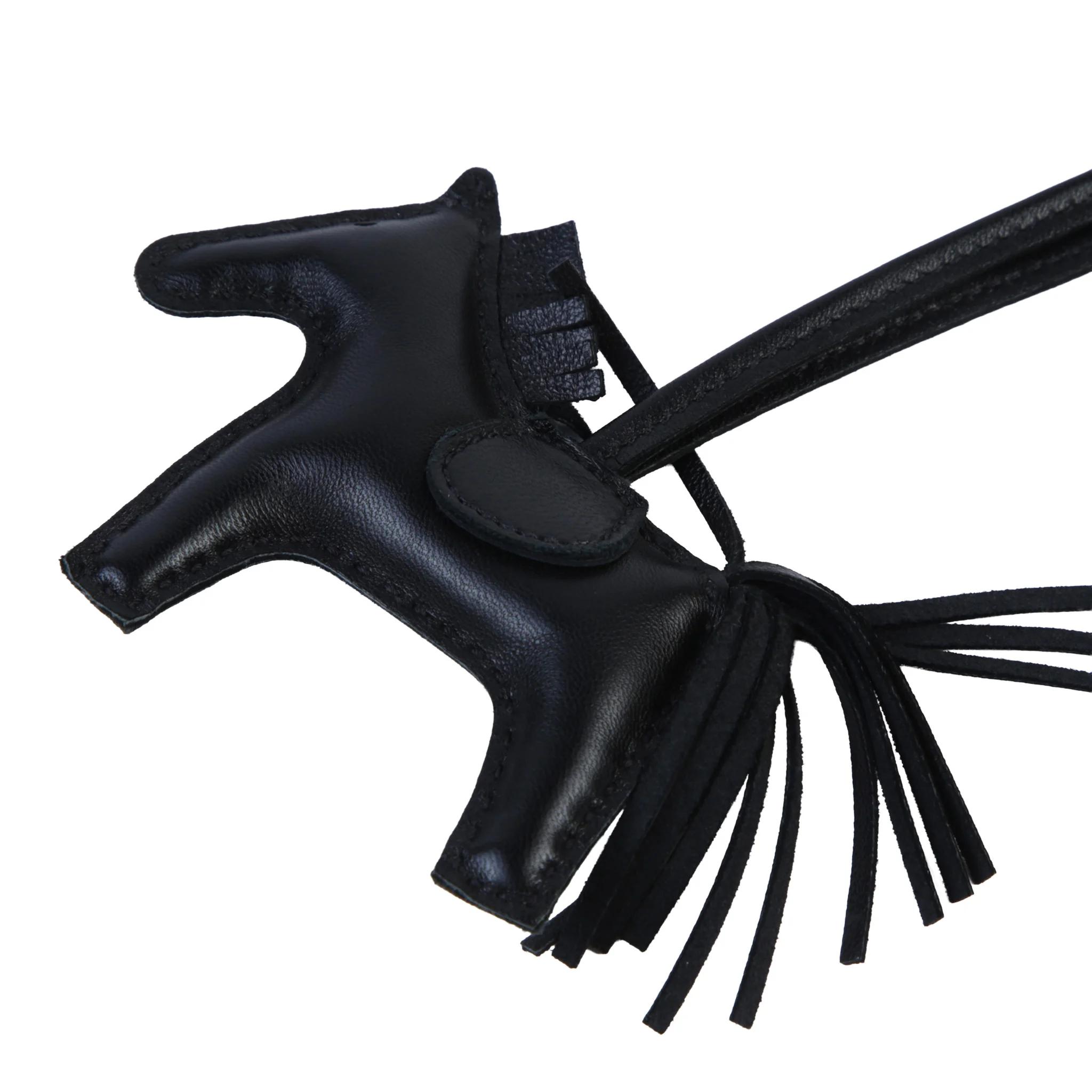 Very Good ( Rank A) HERMÈS Rodeo PM Noir (89) Agneau Milo Z (2021) - 3