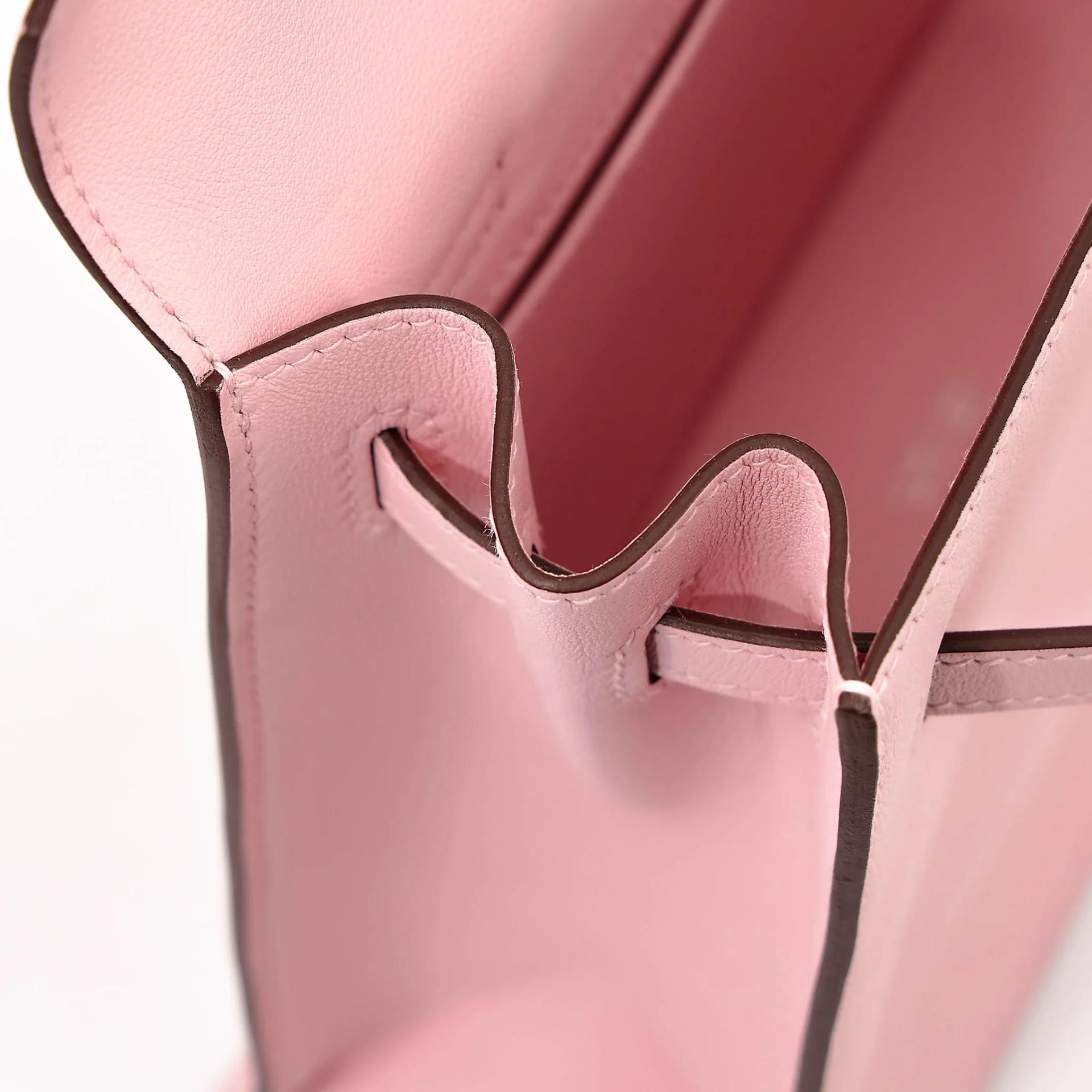 ランク SA HERMÈS エルメス ケリーダンス ローズサクラ (3Q) スイフト シルバー金具 K刻印 (2025) - 15